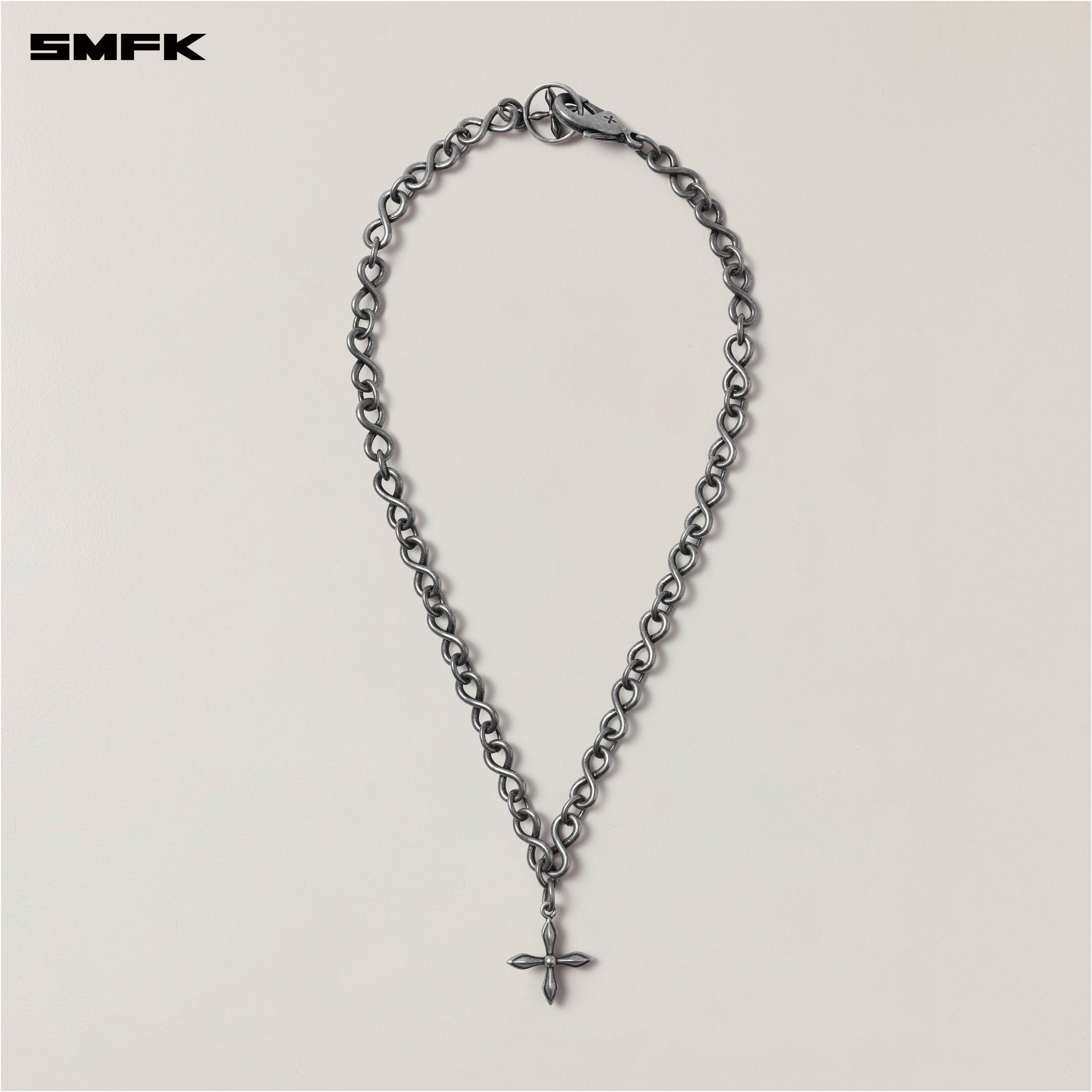 インフィニットループネックレス アンティークシルバー