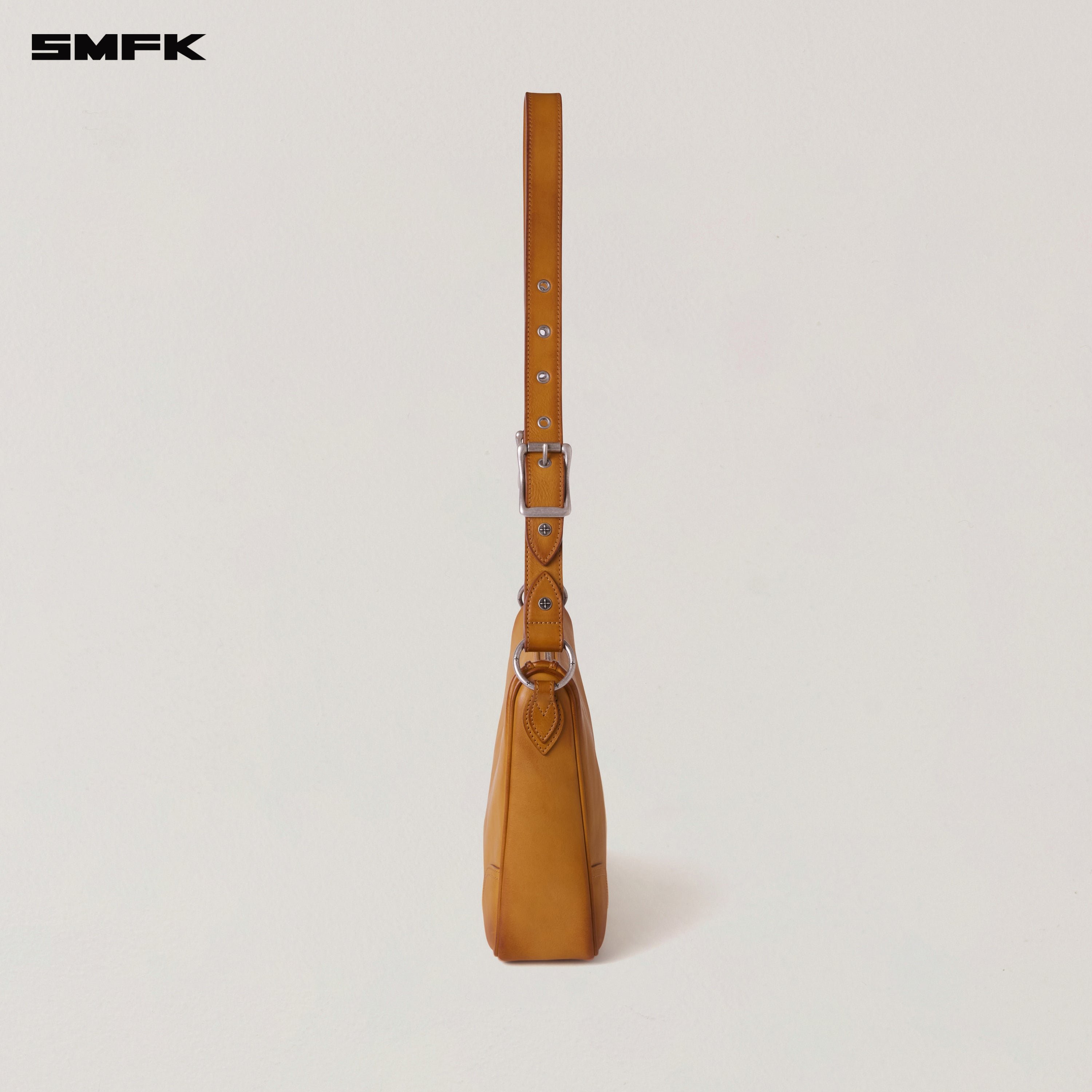 ワイルドオリジンレザーショルダーバッグ/ラージプレーリーブラウンハンドラブ