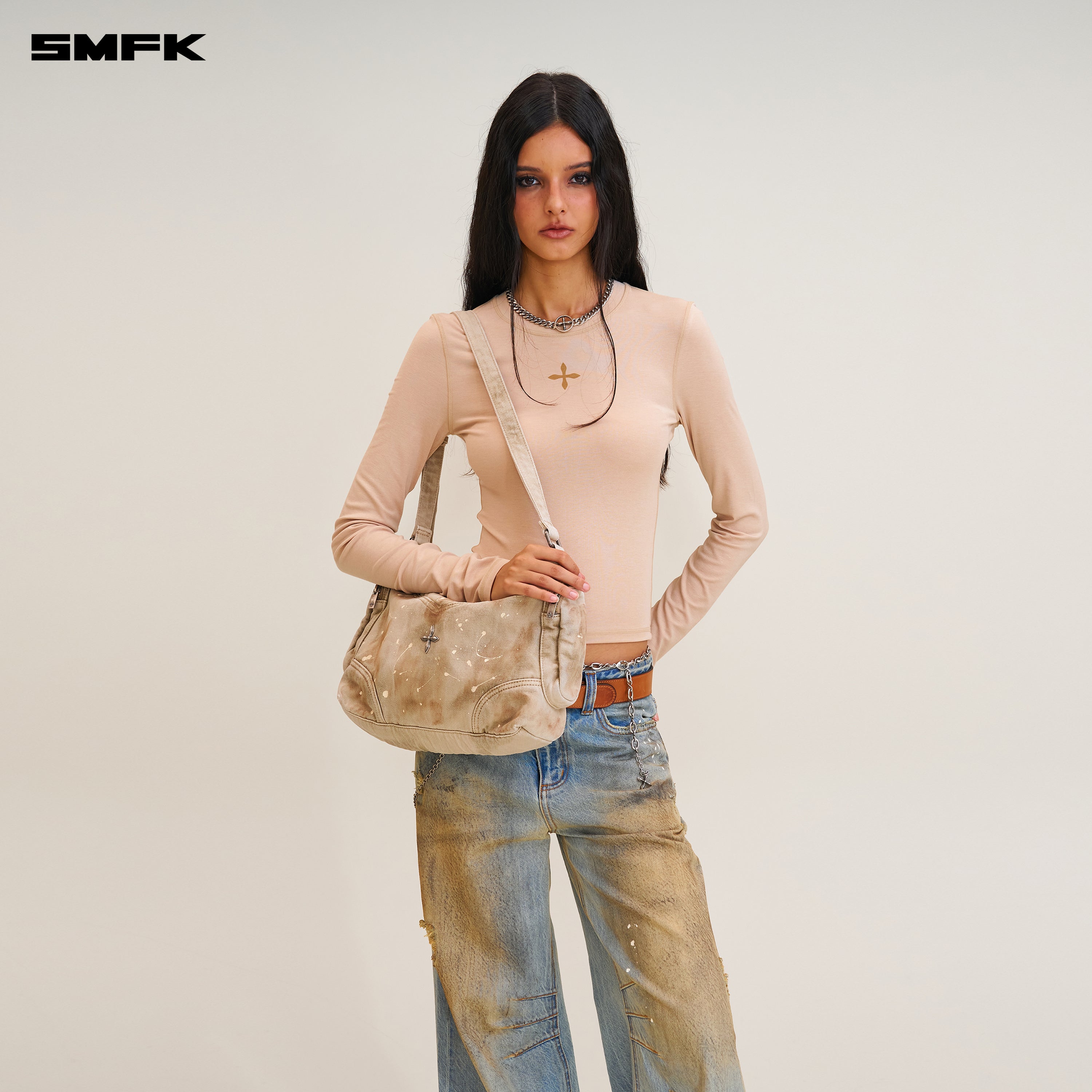 ワイルドオリジン ハンドメイド カウボーイ トゥループバッグ ウィルダネスブラウン