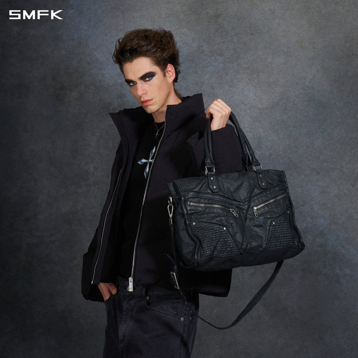 MIRAGE URBAN STREET DENIM BAG/ LARGE INK BLACK