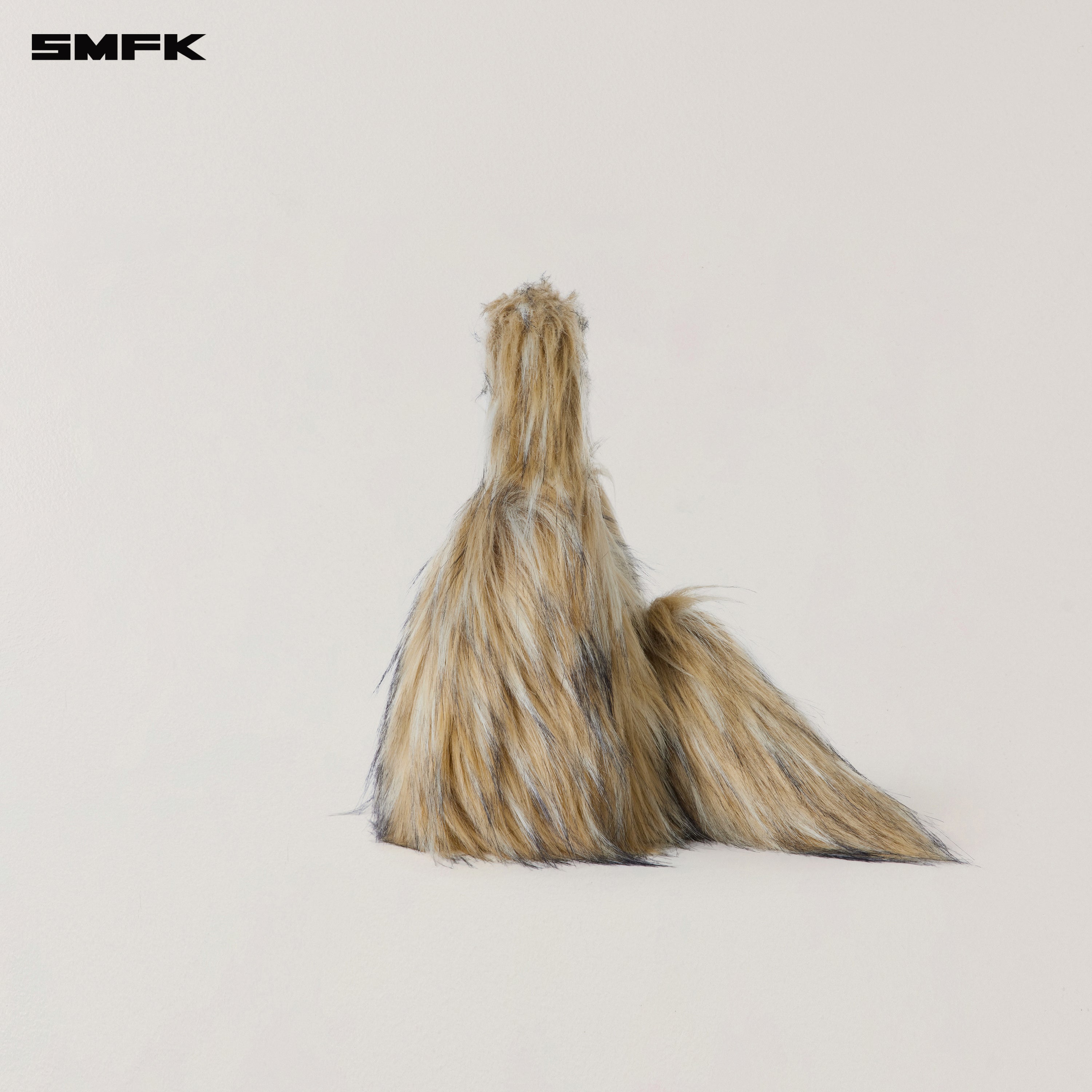 COMPASS COBBLE FURRY BAG/SMALL WOLF BROWN