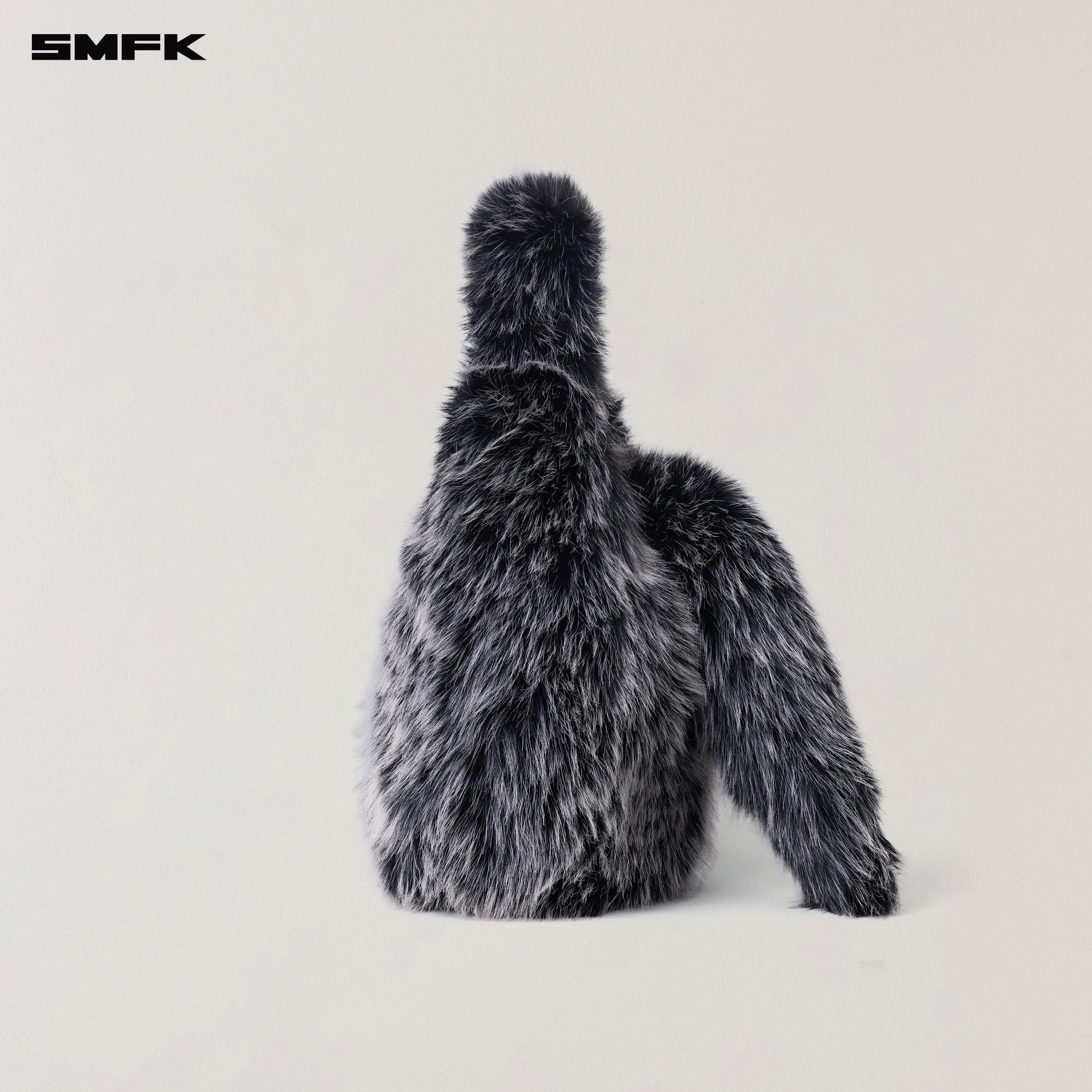 十字架像の石袋/大型銀黒狐