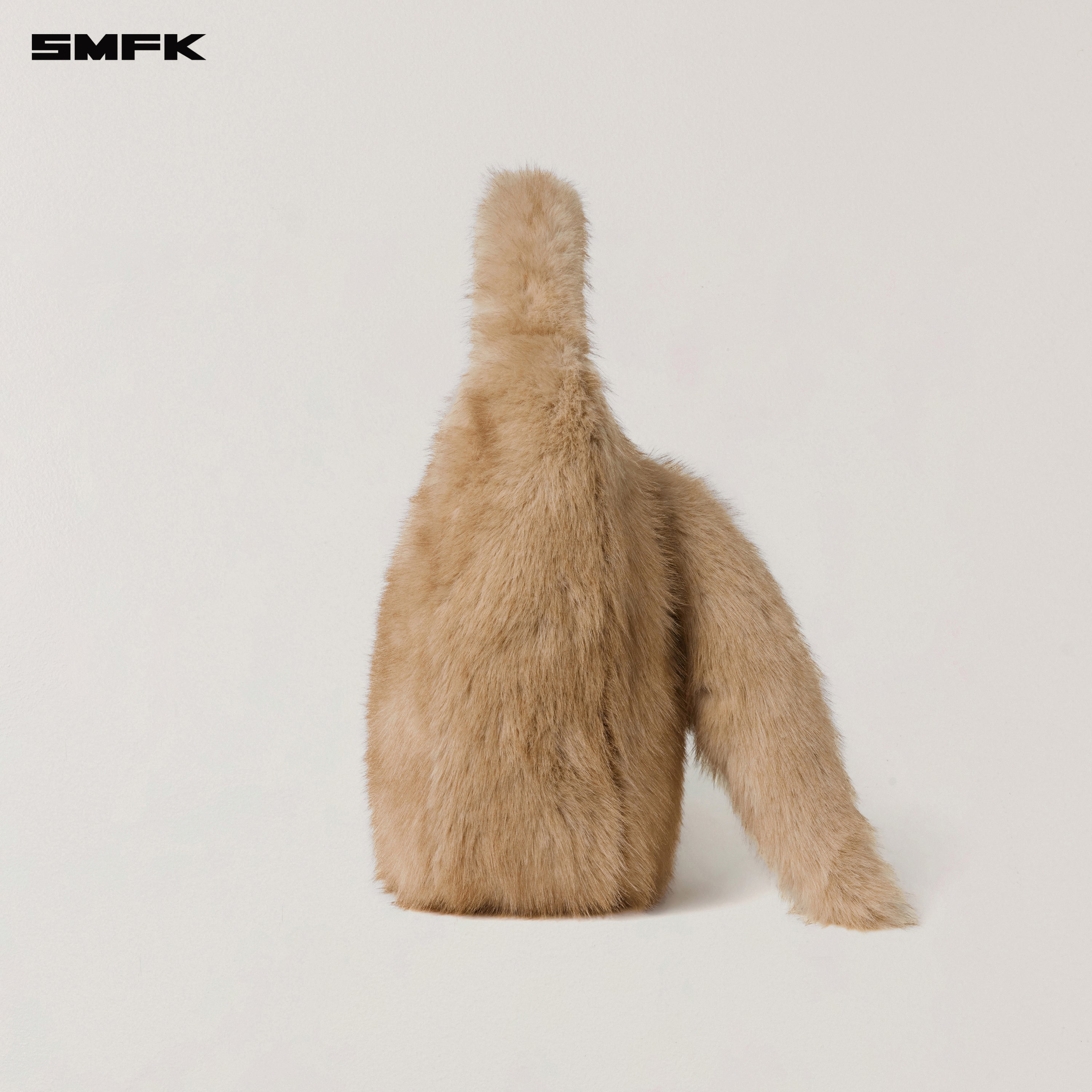 COMPASS COBBLE FURRY BAG/LARGE SAND