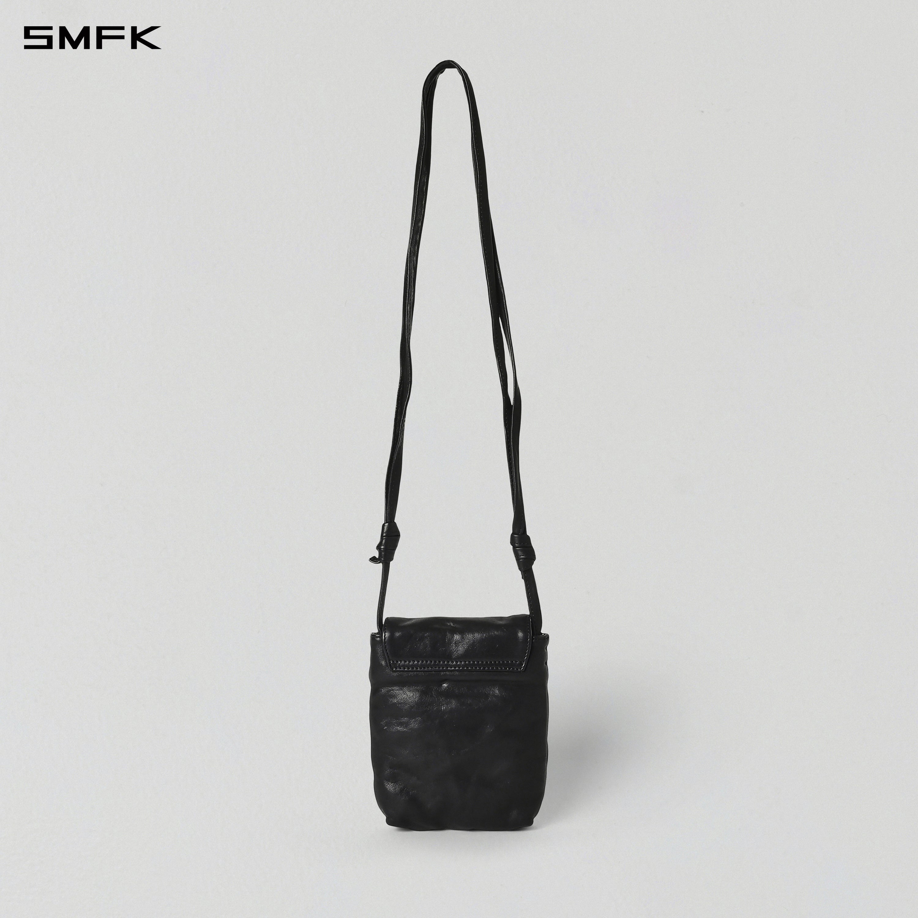 VINTAGE-INSPIRED MINIMALIST CROSSBODY BAG/SMALL WILD BLACK