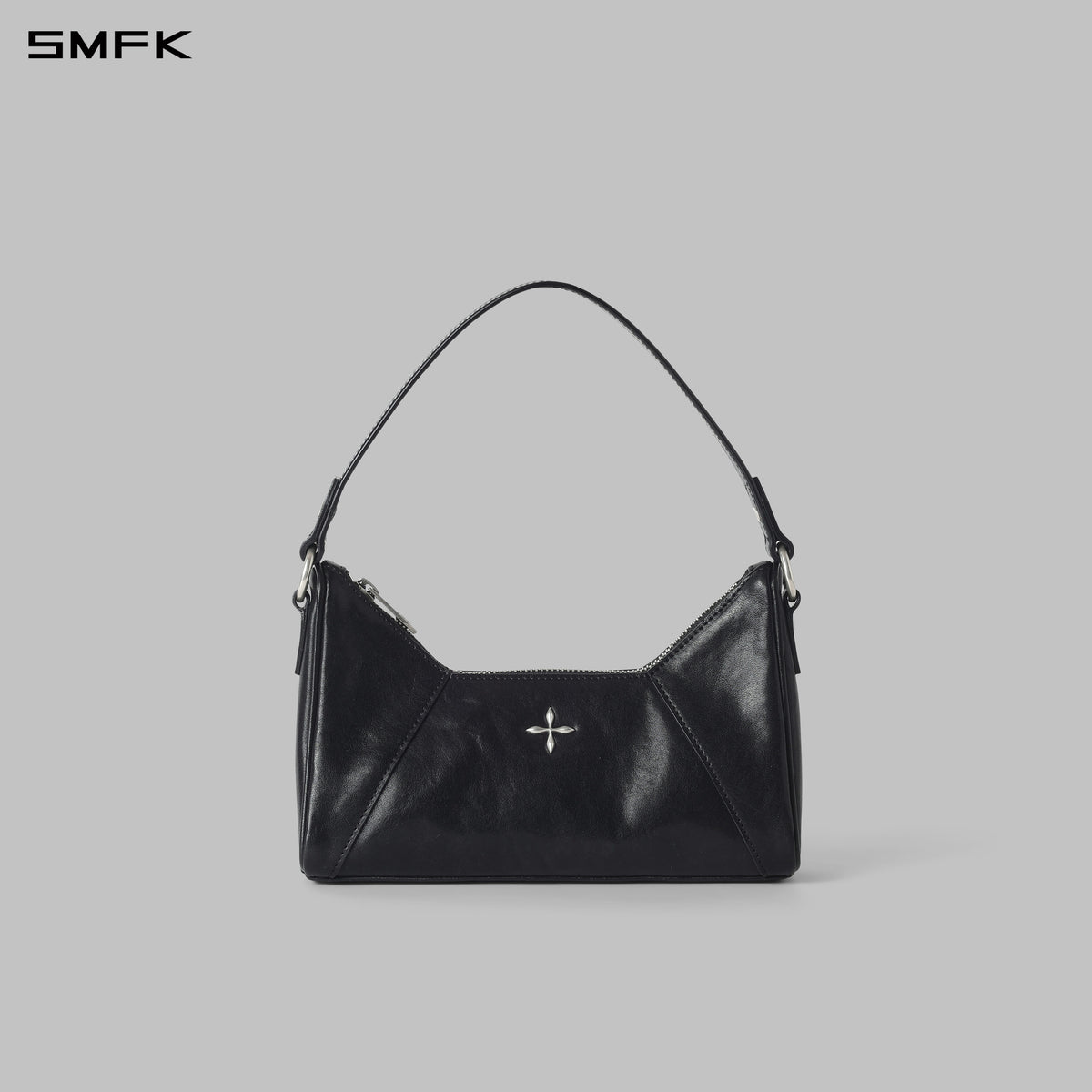 PHANTOM RESHAPE CAT  POLYGONAL SHOULDER BAG/SMALL WILD BLACK