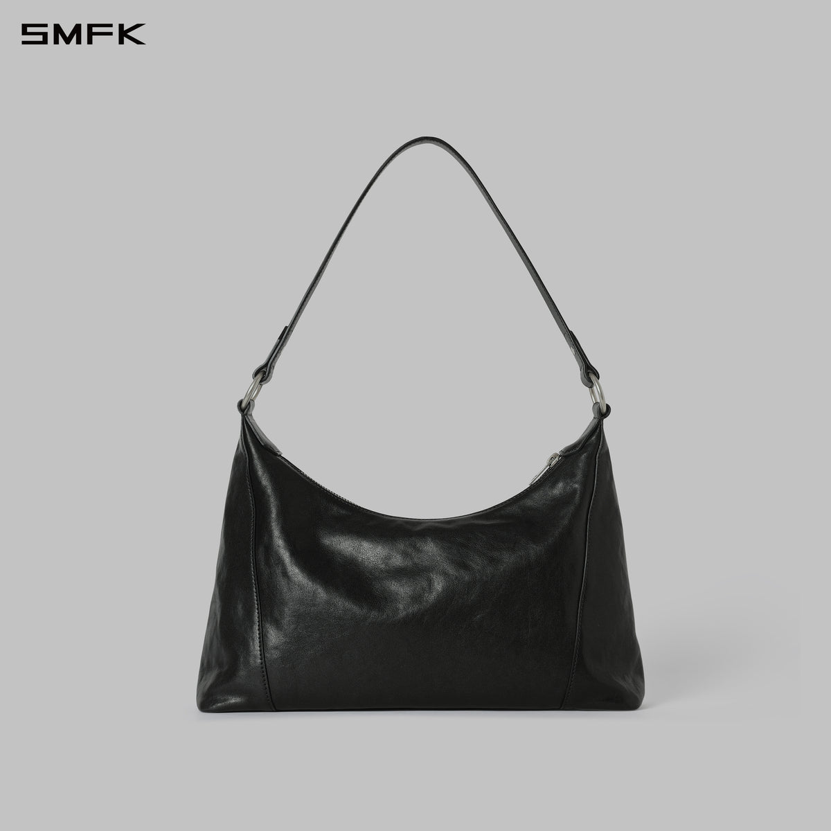 PHANTOM RESHAPE POLYGONAL SHOULDER BAG/MID WILD BLACK