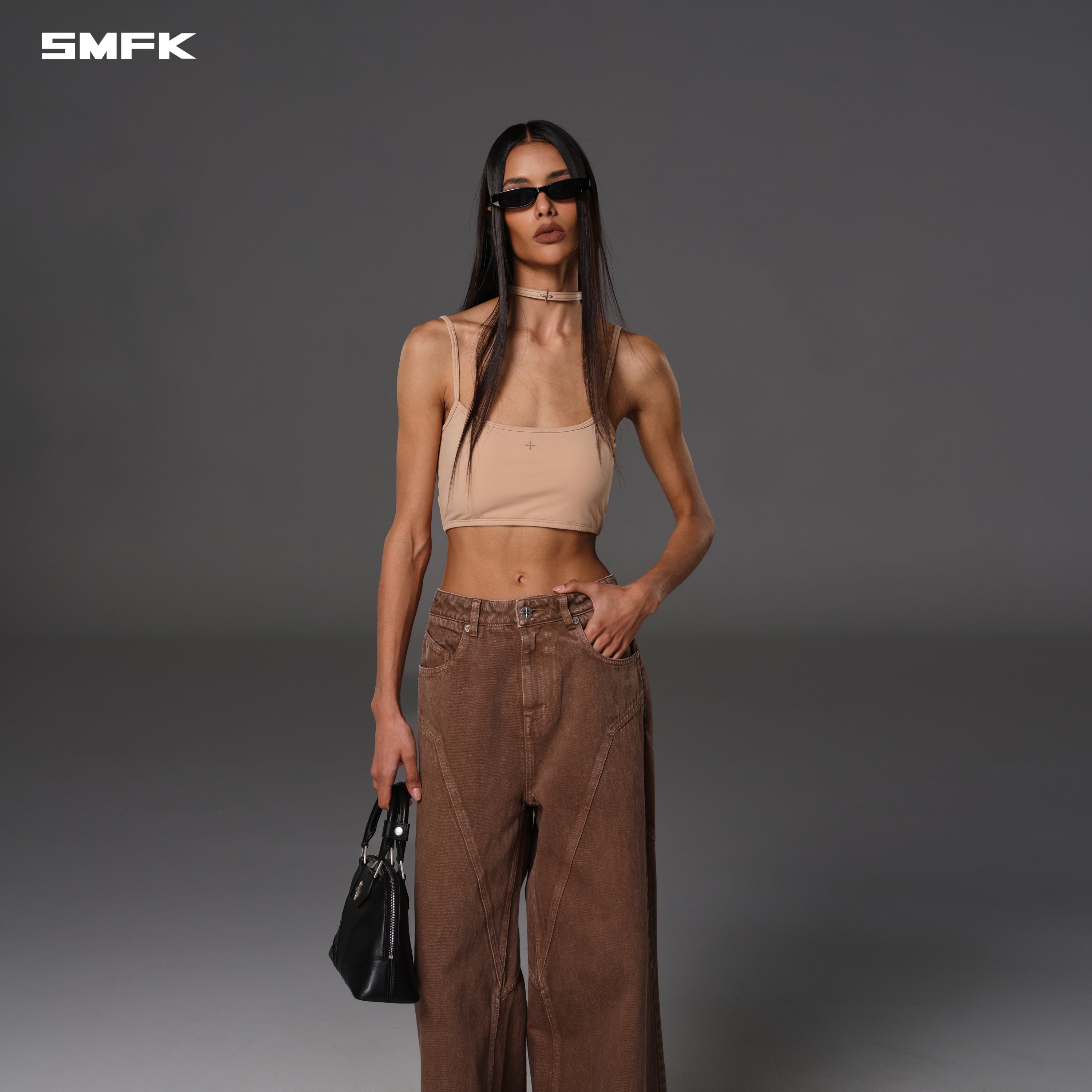 MIRAGE MIRROR LEATHER CHOCKER/SMALL FRESH SKIN