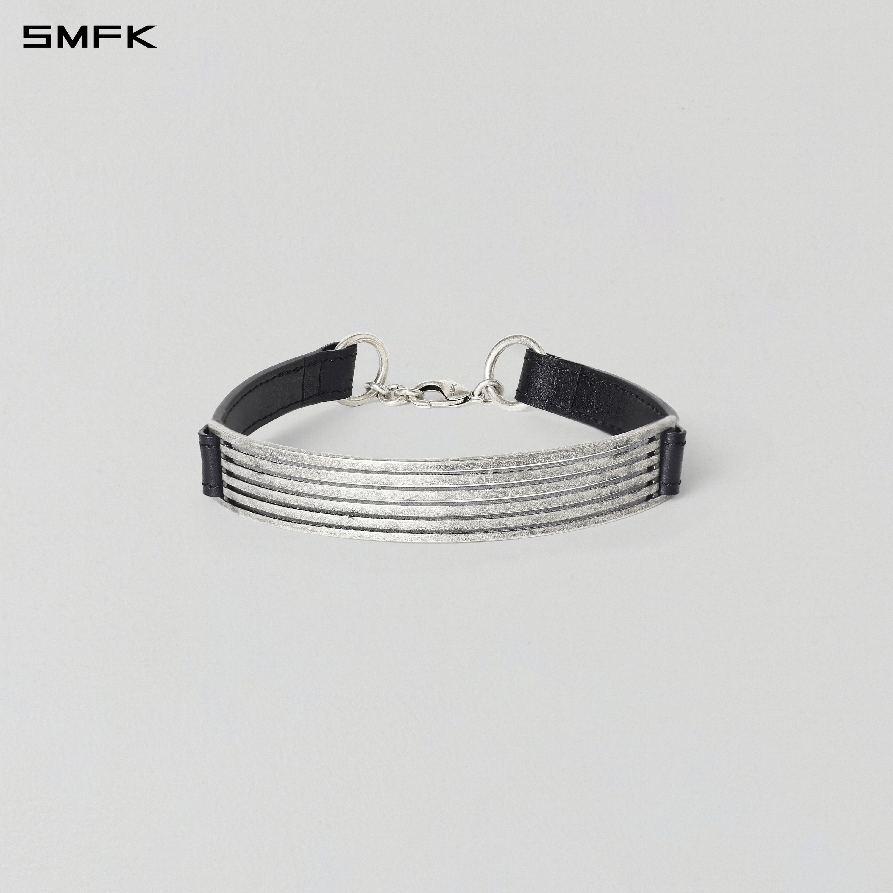 MIRAGE PRISM WORLD LEATHER CHOKER/LEATHER WILD BLACK
