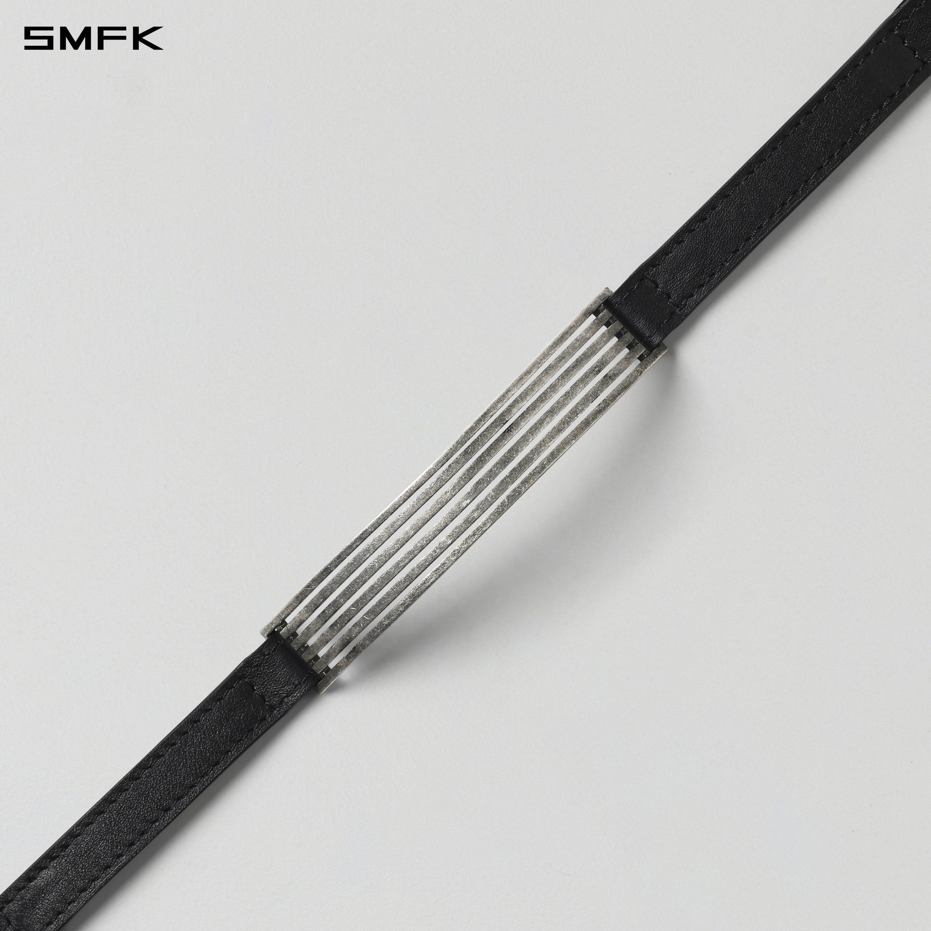MIRAGE PRISM WORLD LEATHER CHOKER/LEATHER WILD BLACK