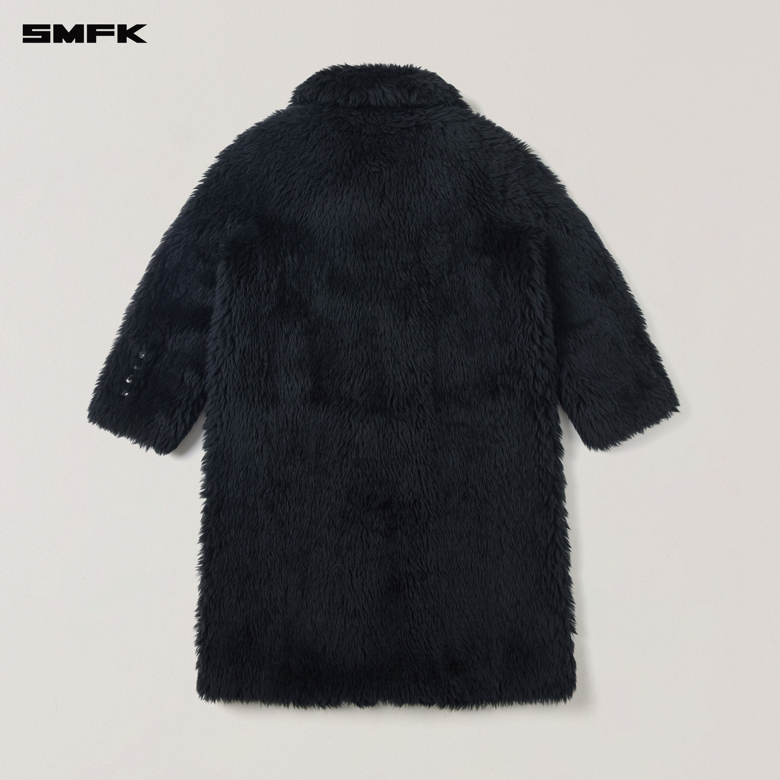 COMPASS MODE WASTEDLAND POWER WOOL OVERCOAT WILD BLACK