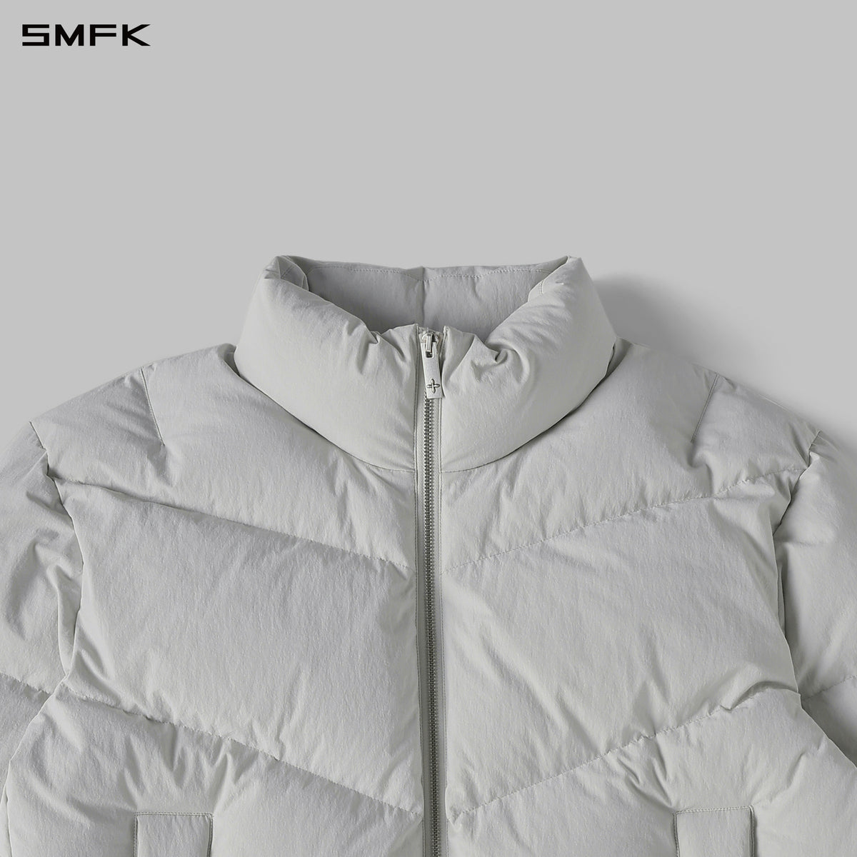 MIRAGE SNOW ALASKA DOWN JACKET/ALASKA WHITE GOOSE DOWN/U WHITE GREY