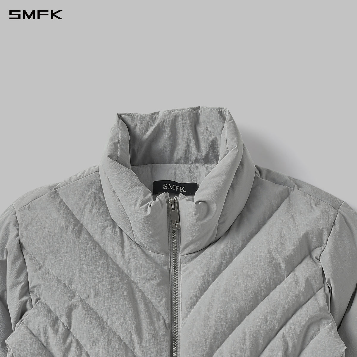 MIRAGE POLAR SLIM DOWN JACKET/WHITE DUCK DOWN/W GLACIER GREY