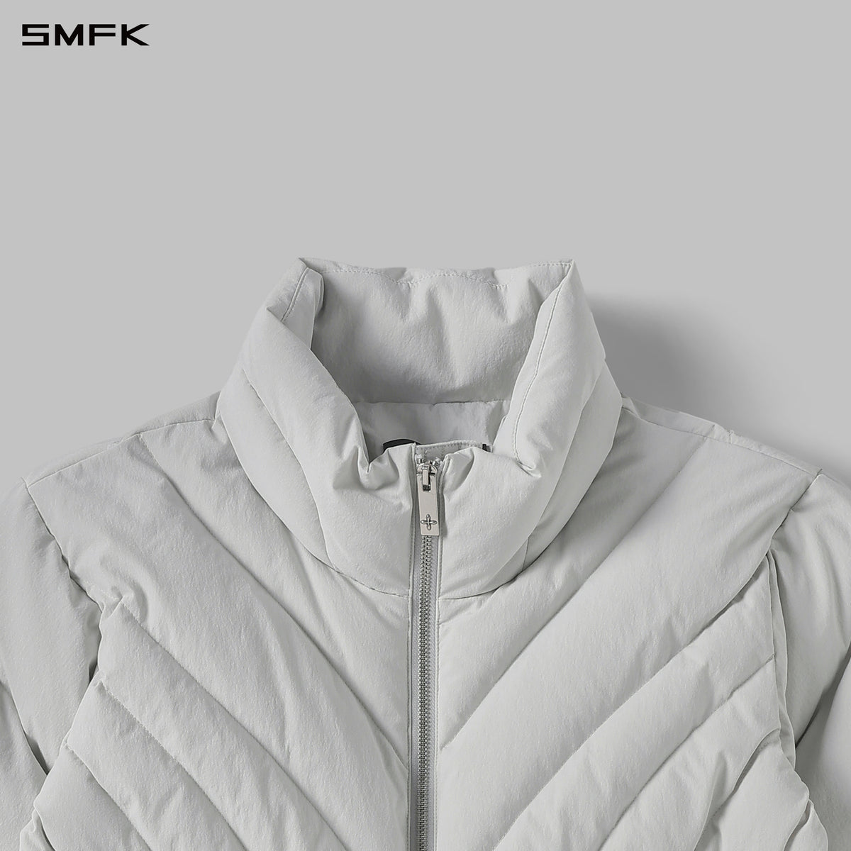 MIRAGE POLAR SLIM DOWN JACKET/WHITE DUCK DOWN/W WHITE GREY