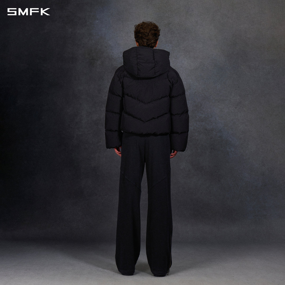 MIRAGE SNOW ALASKA DOWN  HOOD JACKET/WHITE DUCK DOWN/U WILD BLACK