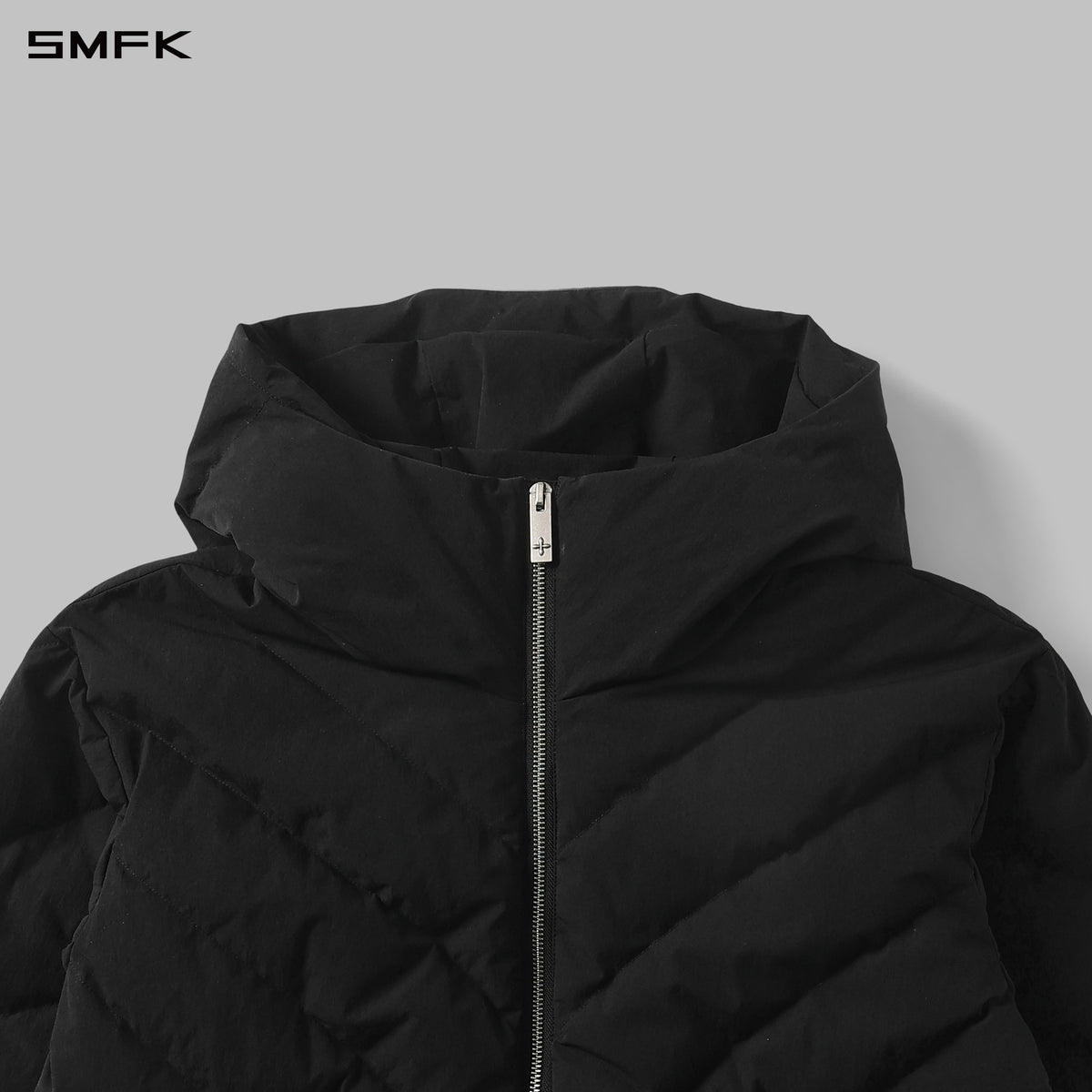 MIRAGE POLAR FIT HOOD DOWN JACKET/WHITE DUCK DOWN/U WILD BLACK