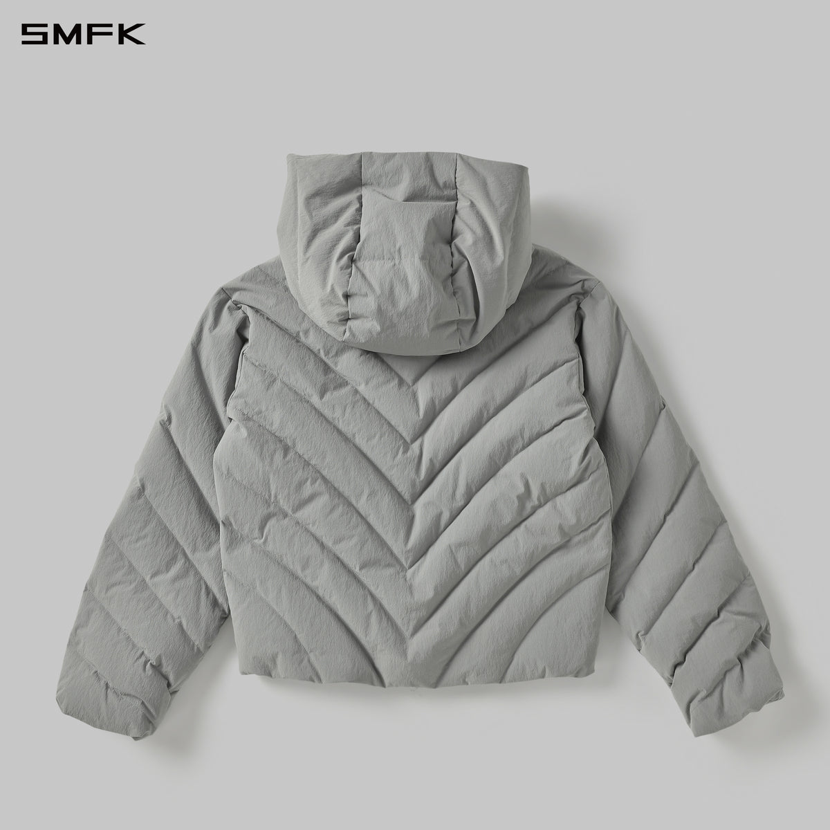 MIRAGE POLAR FIT HOOD DOWN JACKET/WHITE DUCK DOWN/U GLACIER GREY