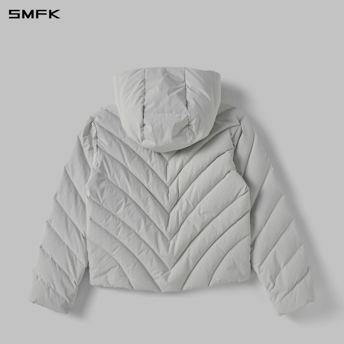MIRAGE POLAR FIT HOOD DOWN JACKET/WHITE DUCK DOWN/U WHITE GREY