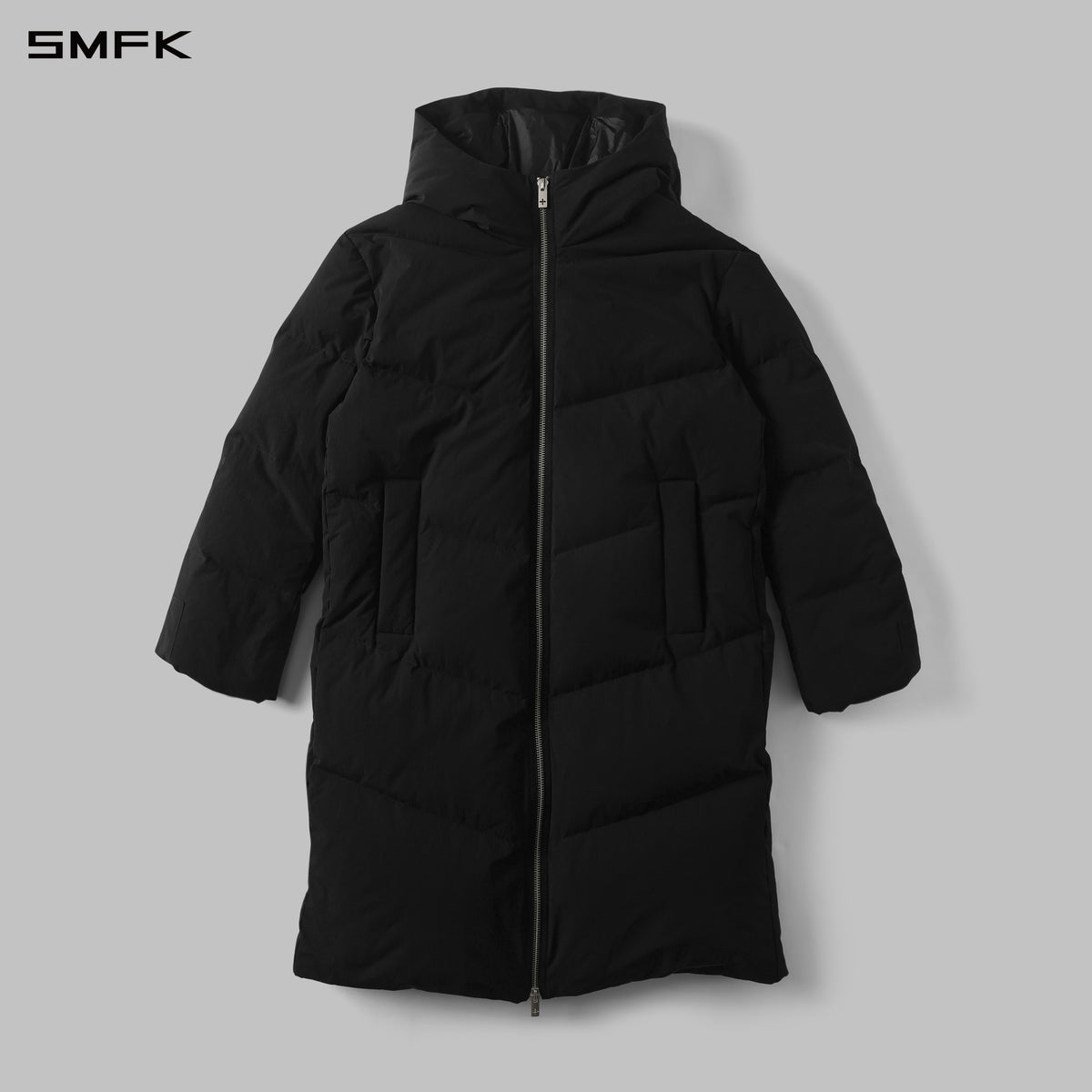 MIRAGE PSYCHIC LOOSE DOWN COAT/  WHITE DUCK DOWN/U WILD BLACK
