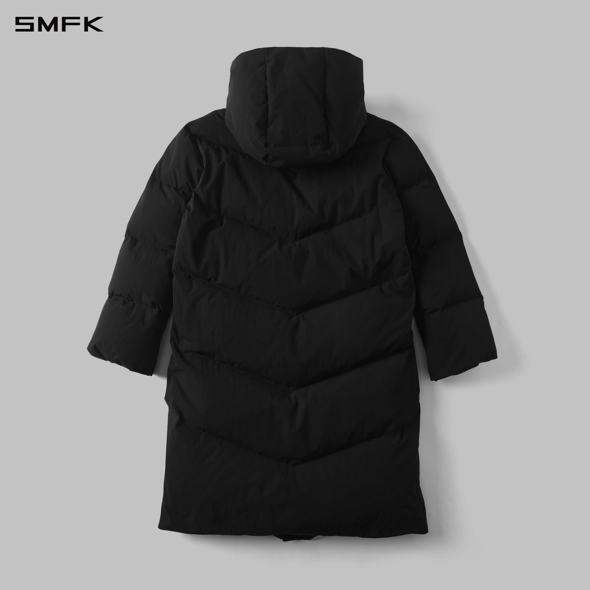 MIRAGE PSYCHIC LOOSE DOWN COAT/  WHITE DUCK DOWN/U WILD BLACK