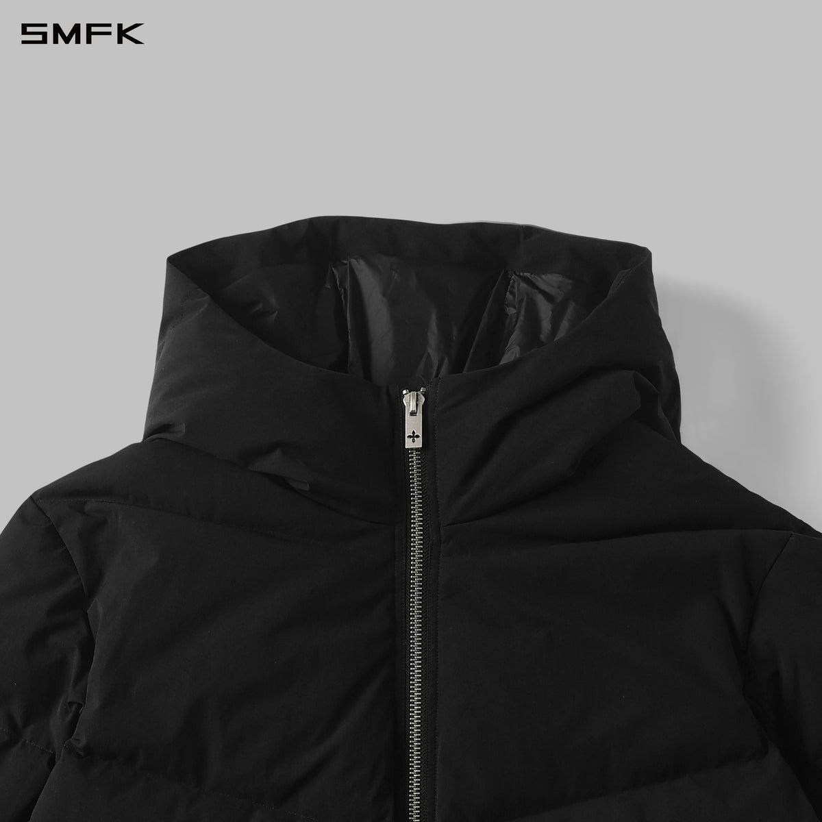 MIRAGE PSYCHIC LOOSE DOWN COAT/  WHITE DUCK DOWN/U WILD BLACK