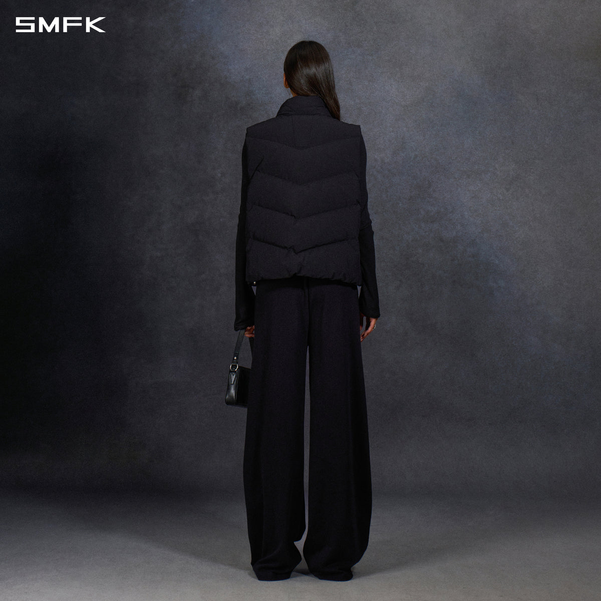 MIRAGE PSYCHIC FIT DOWN VEST/WHITE DUCK DOWN/U WILD BLACK