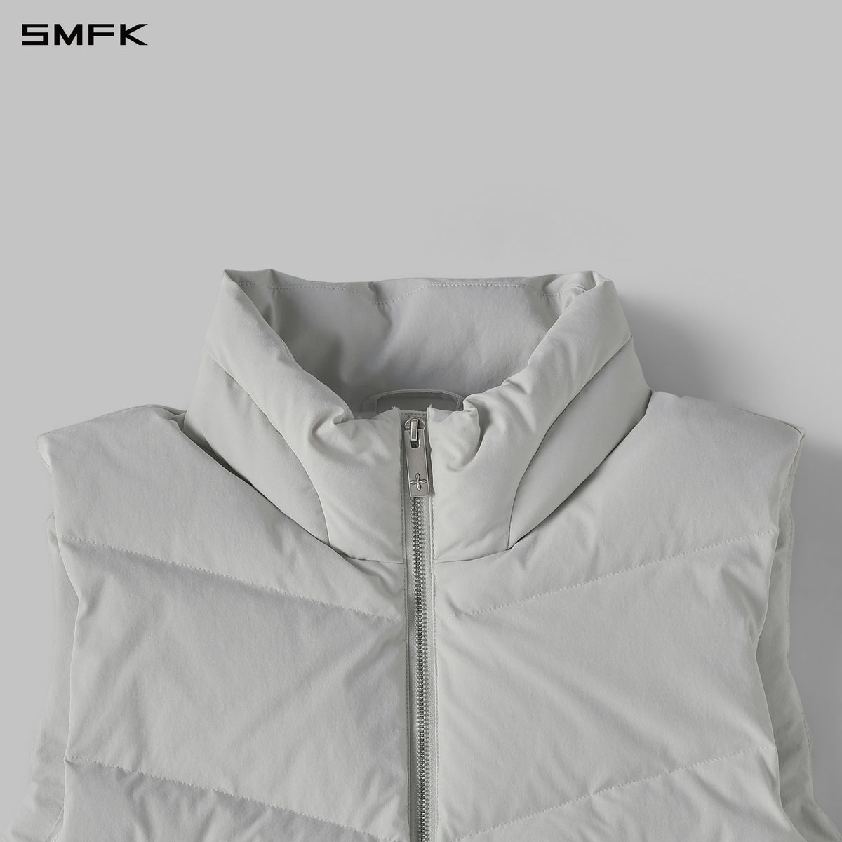 MIRAGE PSYCHIC FIT DOWN VEST/WHITE DUCK DOWN/U WHITE GREY