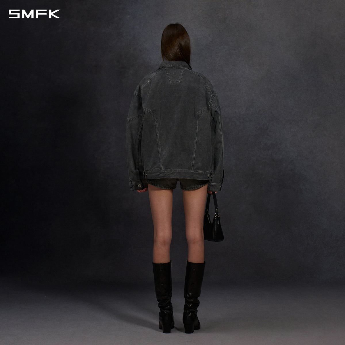 VINTAGE STORM FADE LOOSE DENIM JACKET/FADE DENIM/U FADE ASH