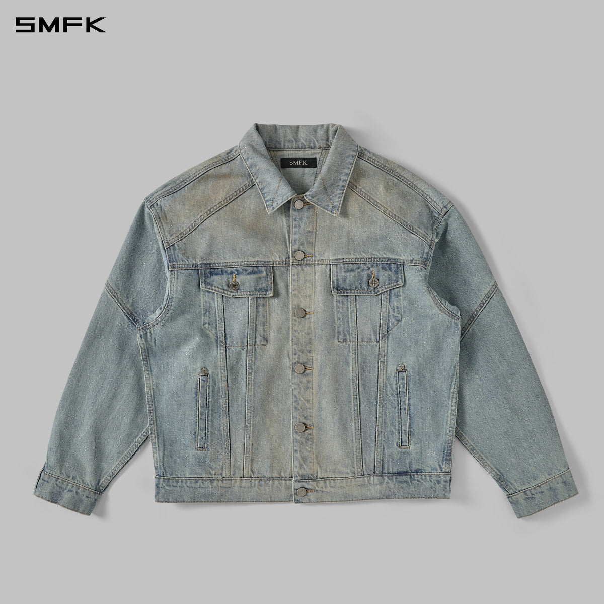 MIRAGE SIREN VINTAGE MASSIVE CARGO JACKET/STARRY DENIM/U STARRY BLUE