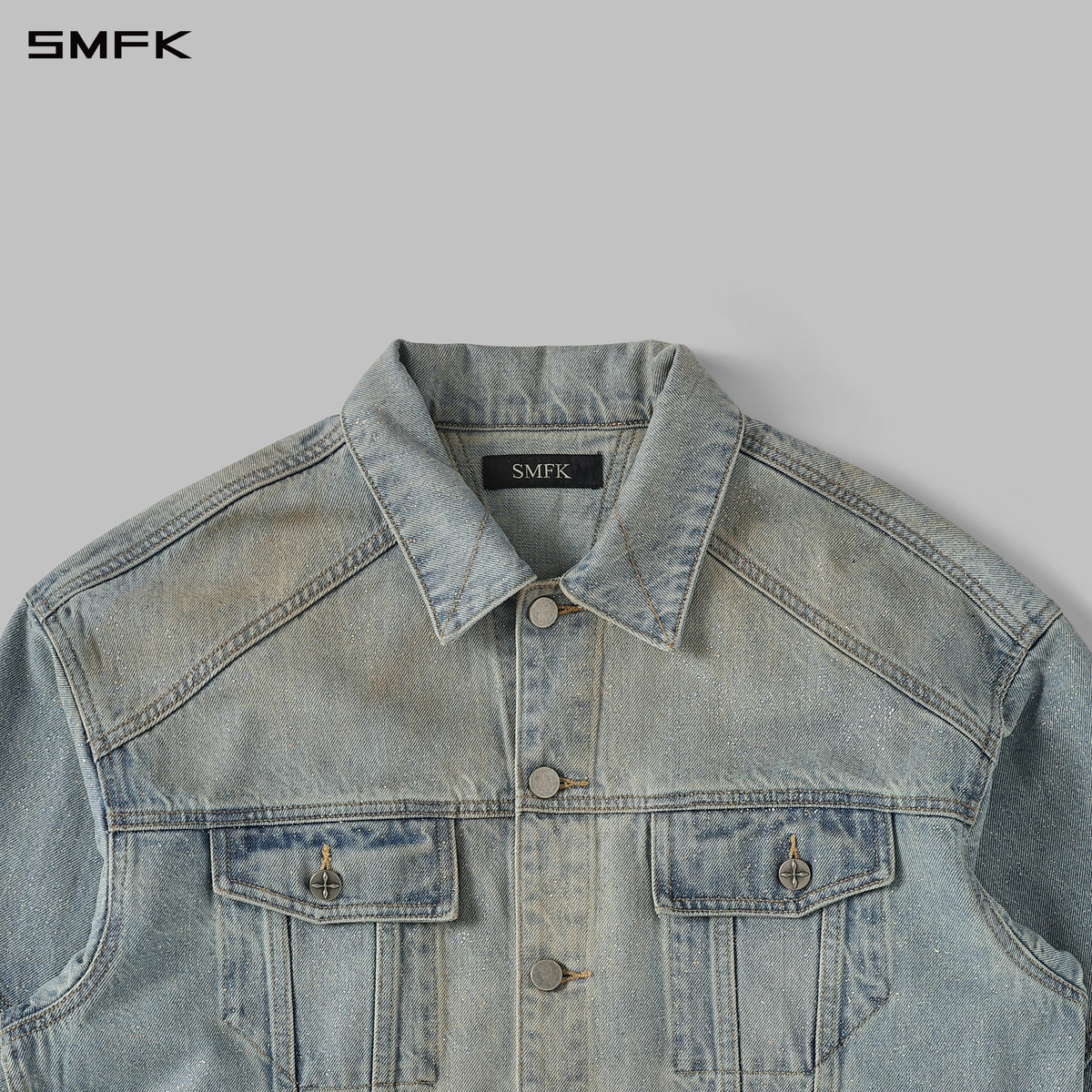 MIRAGE SIREN VINTAGE MASSIVE CARGO JACKET/STARRY DENIM/U STARRY BLUE