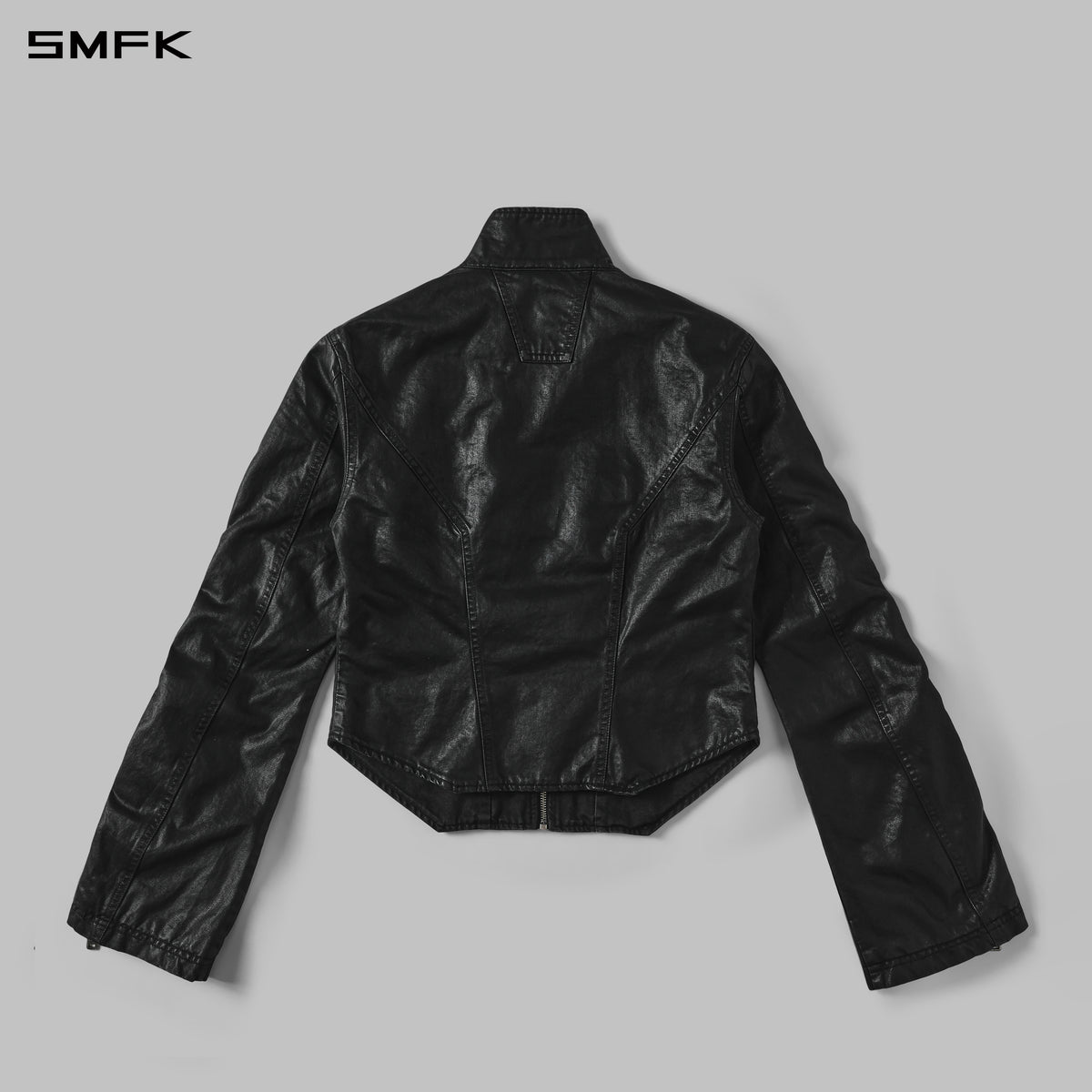 MYTH AEOLUS SYMMETRY CUT WAX CARGO JACKET /WAX COTTON WAX BLACK