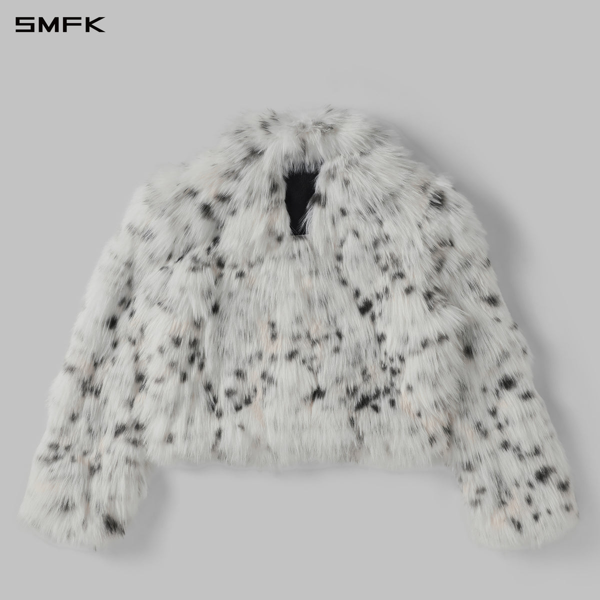PERMANENT MUSE FAUX FUR SHORT JACKET/POLYESTER/W LYNX