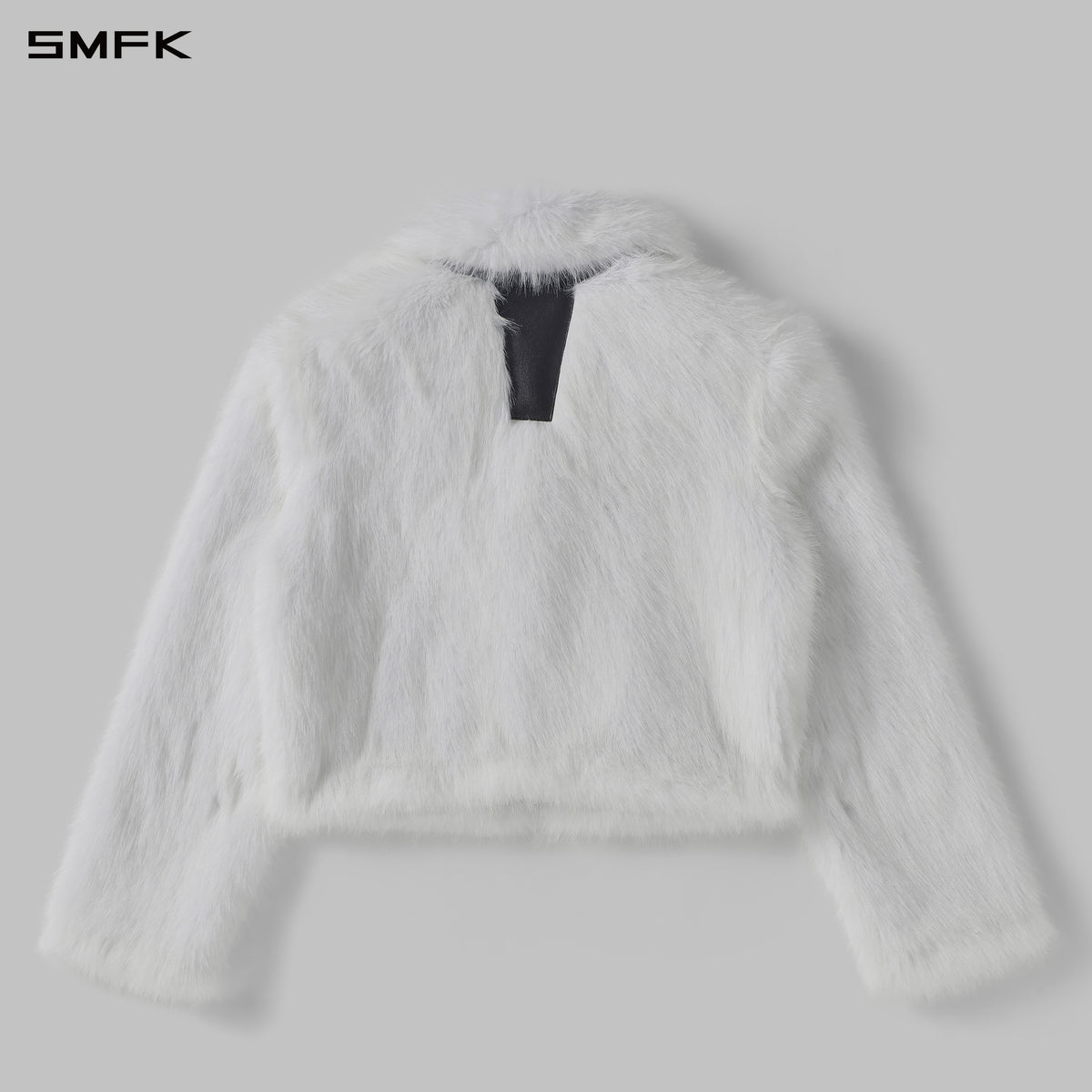 PERMANENT MUSE FAUX FUR SHORT JACKET/POLYESTER/W CLOUD WHITE