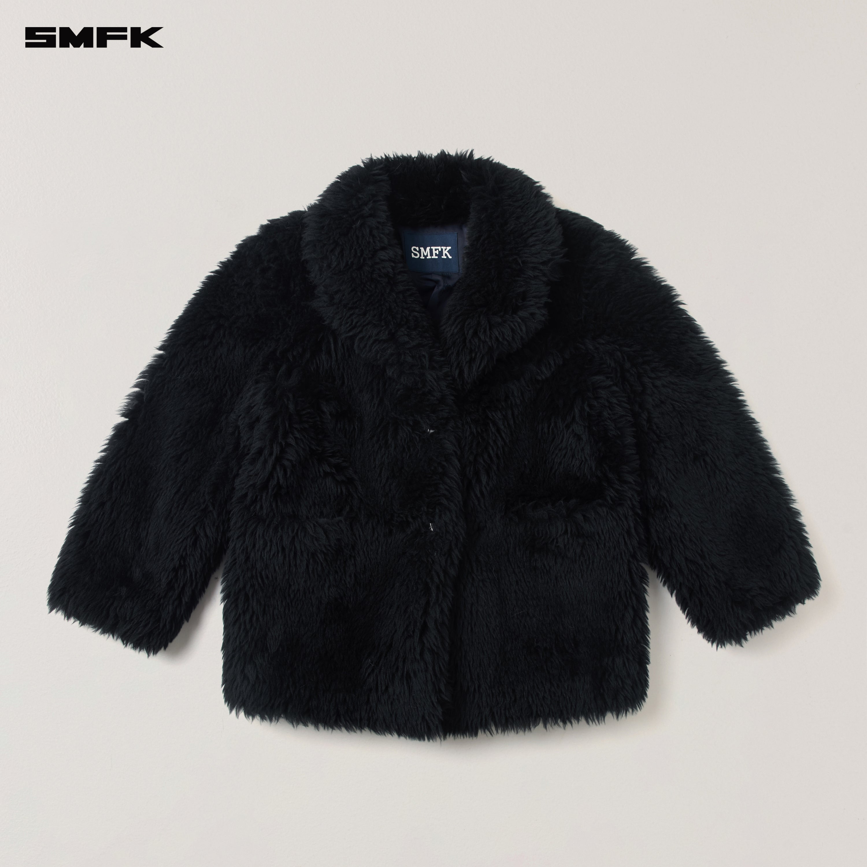 クロススタチューオリジナルウールワイドレッグスーツ/オールウールウィルダネスブラック