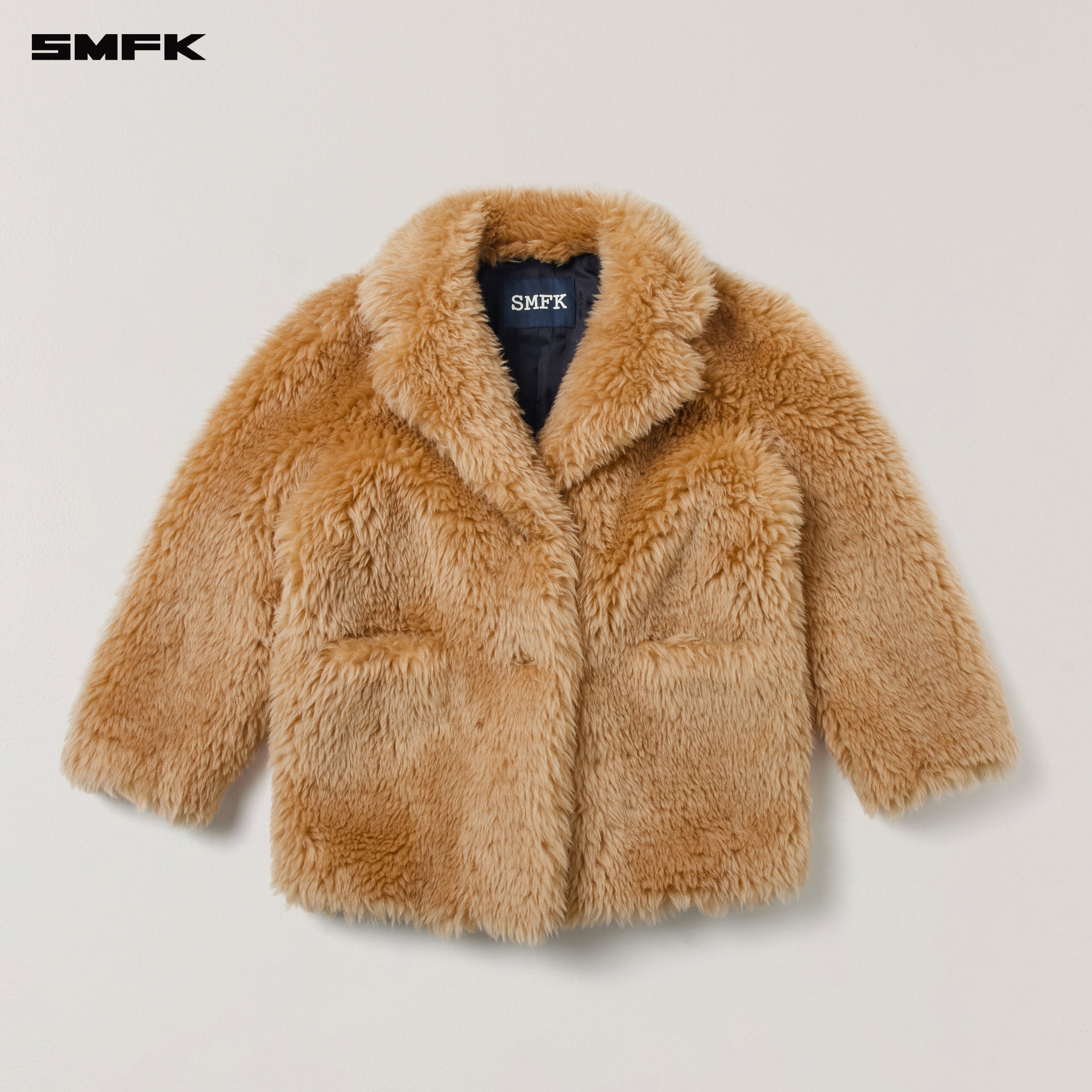 クロススタチューオリジナルウールワイドフィットスーツ/オールウールグラスランドブラウン