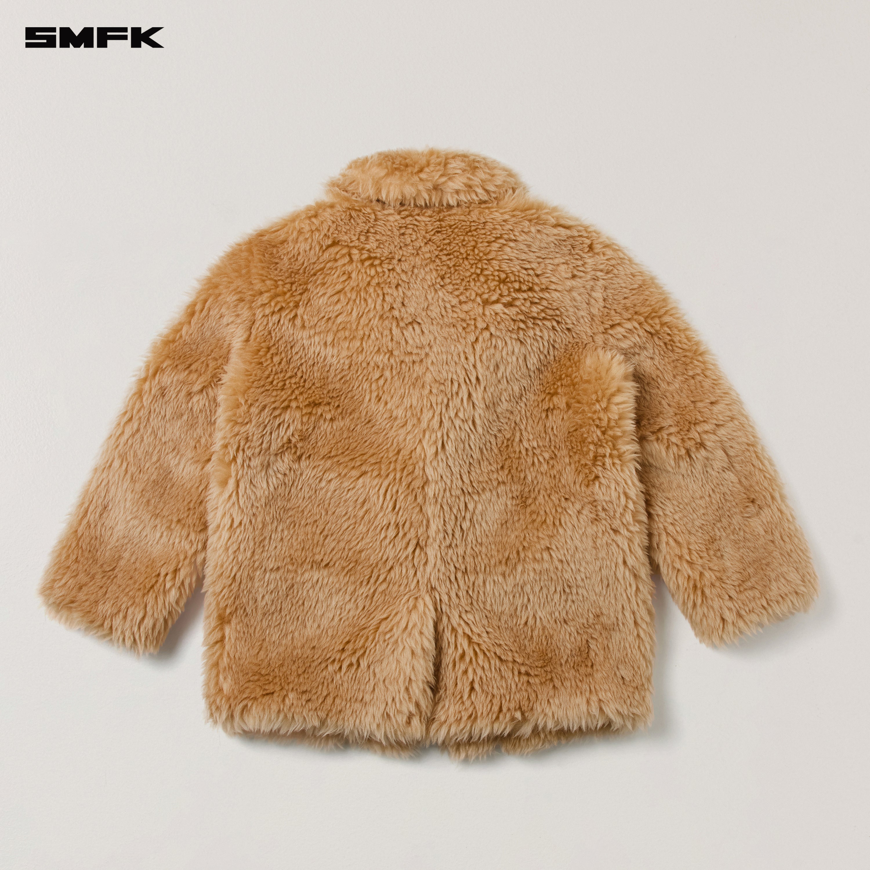 クロススタチューオリジナルウールワイドフィットスーツ/オールウールグラスランドブラウン