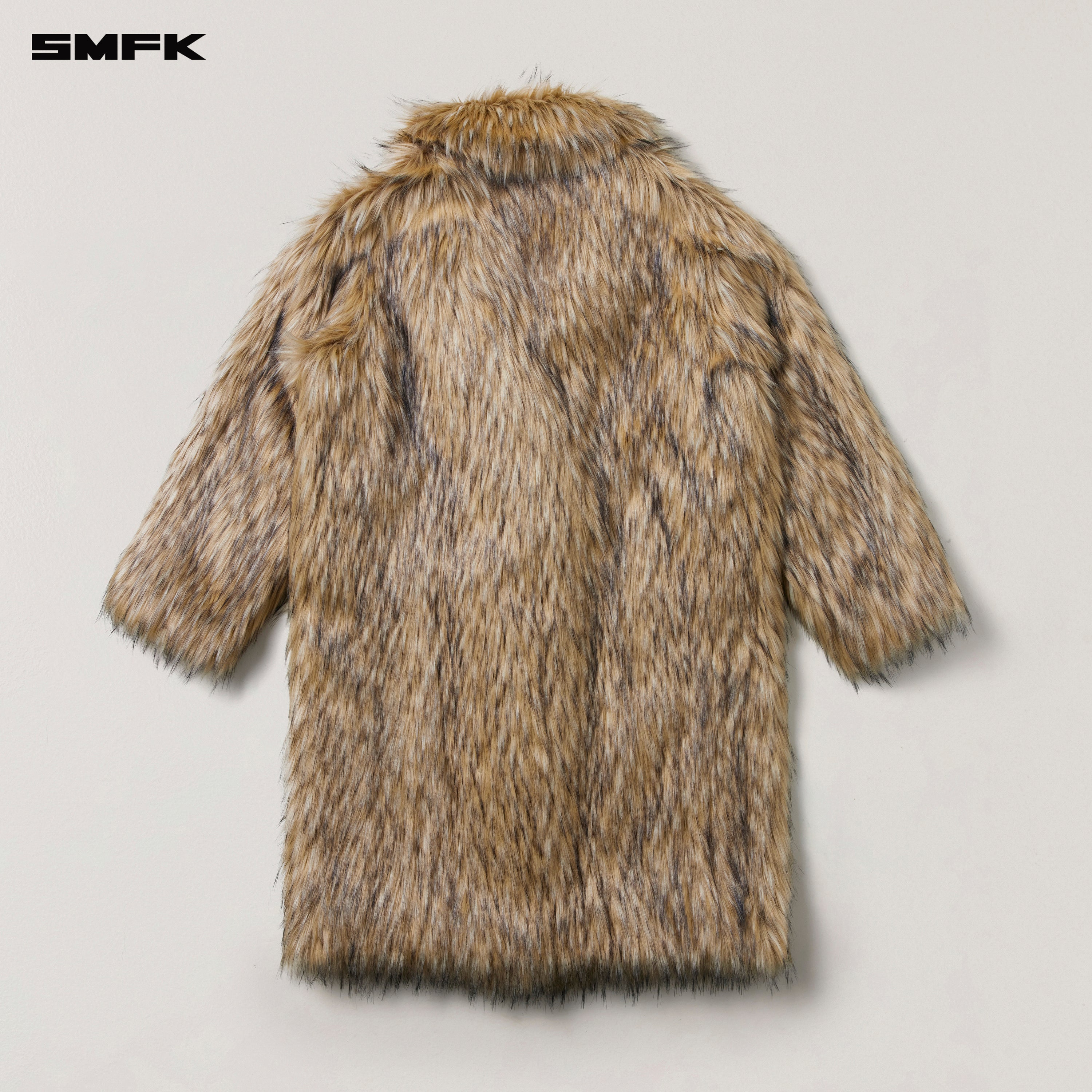 十字架の彫像 荒野の狩猟用コート ウルフ ブラウン