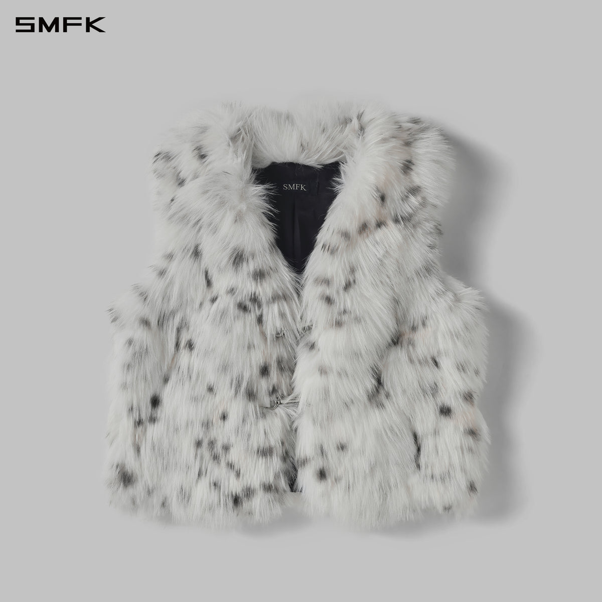 PERMANENT MUSE FAUX FUR VEST/POLYESTER/U LYNX