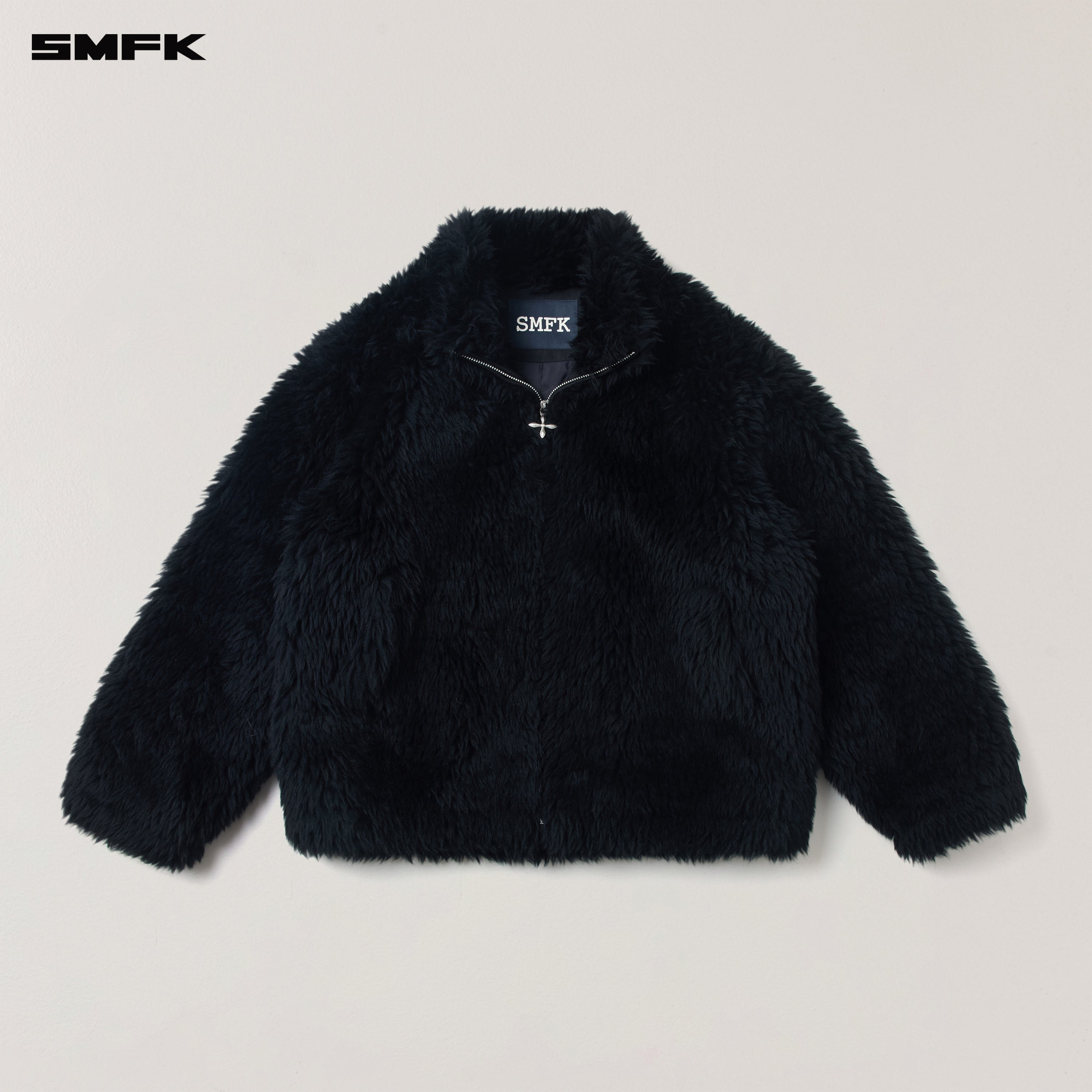 クロススタチュー ホーボー ローウール ワイドジャケット ウィルダネスブラック