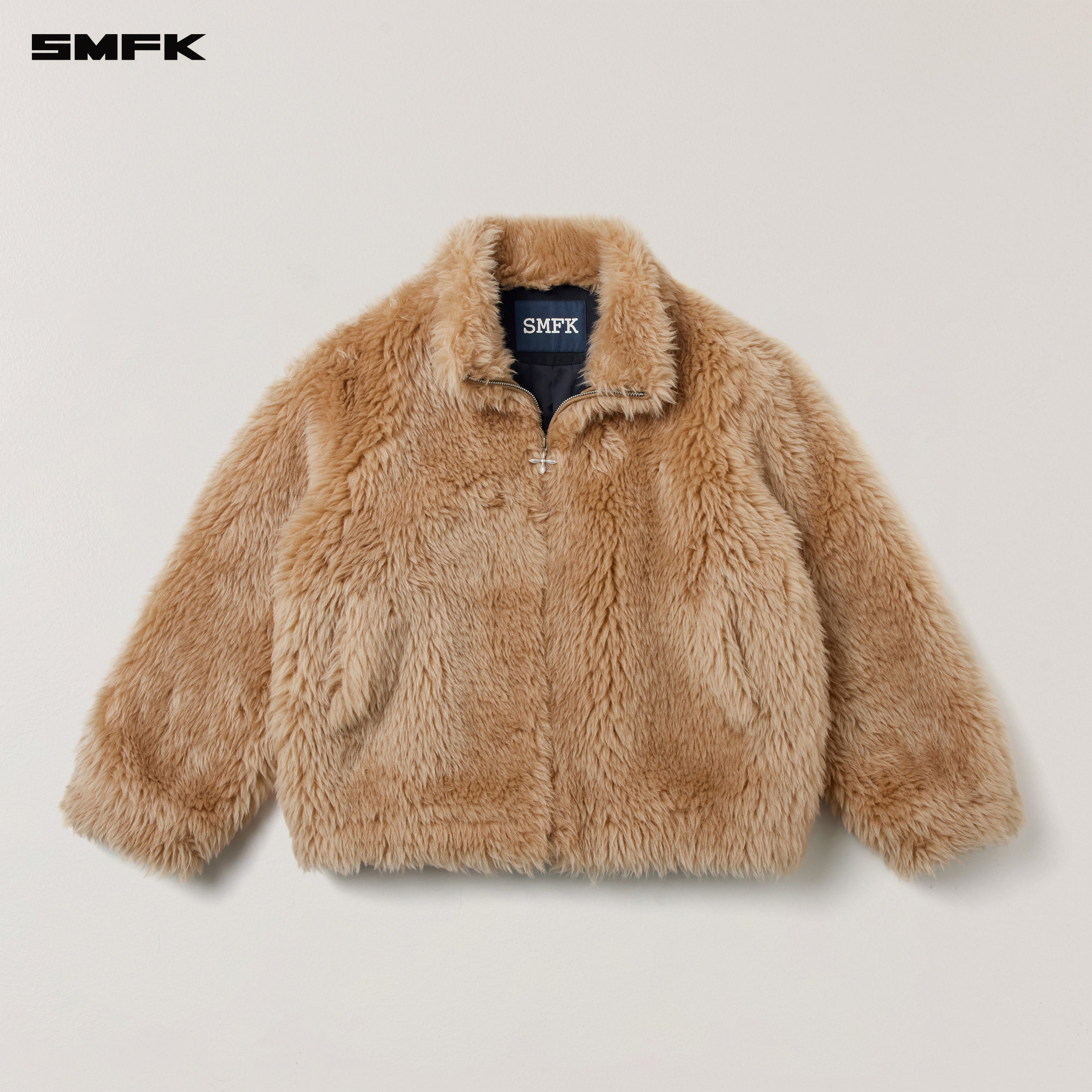 クロススタチューホーボーローウールワイドボディジャケット プレーリーブラウン