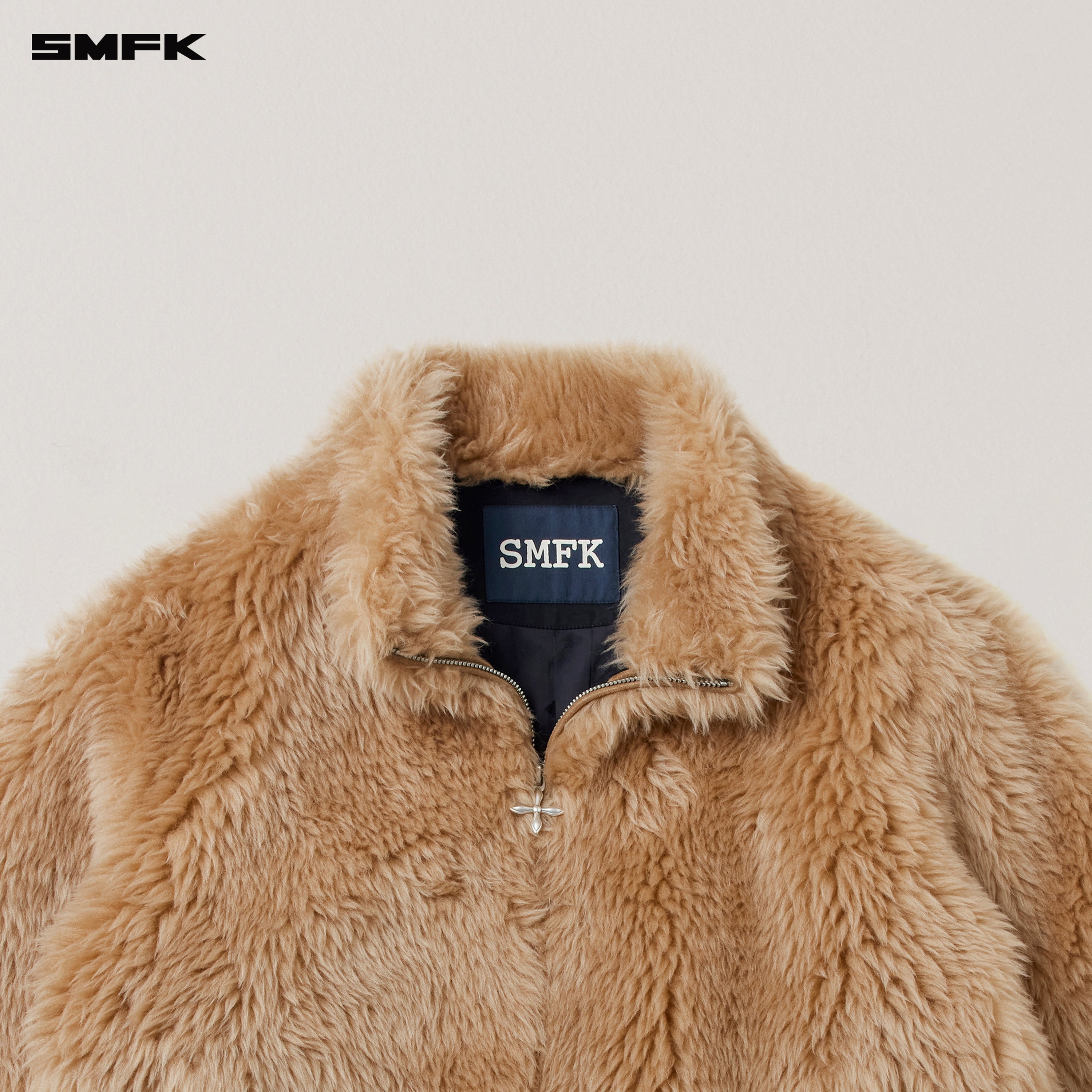 クロススタチューホーボーローウールワイドボディジャケット プレーリーブラウン