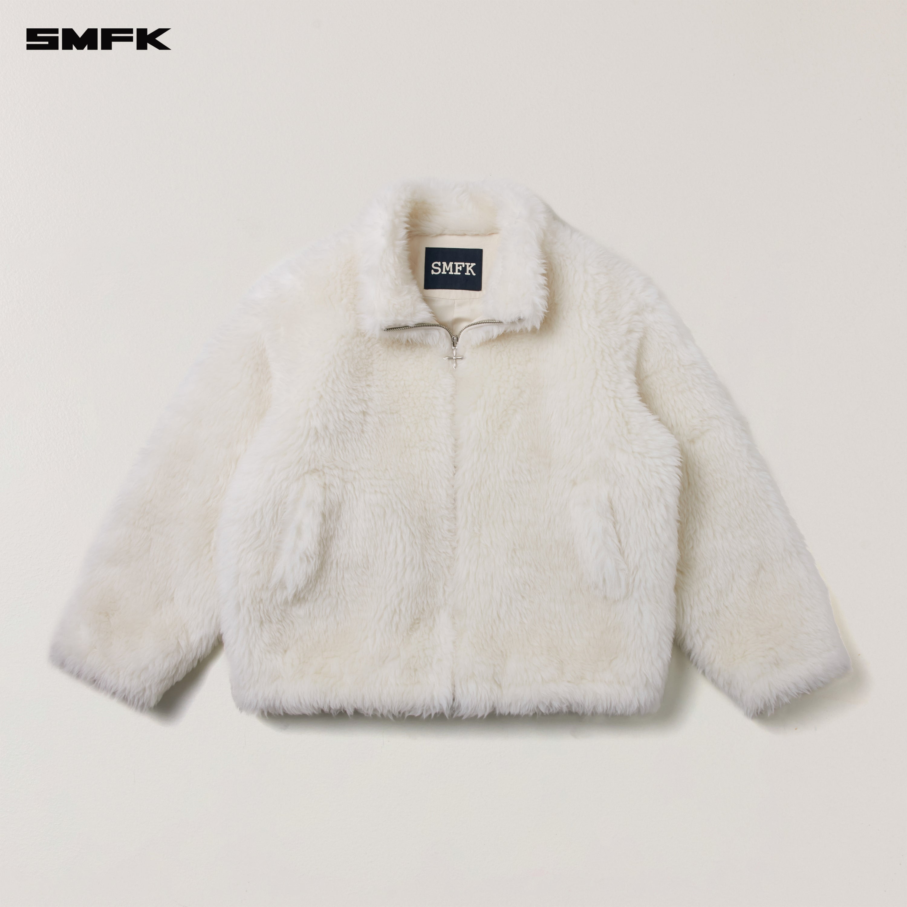 クロススタチュー バージンウール スポーツジャケット ウール ホワイト