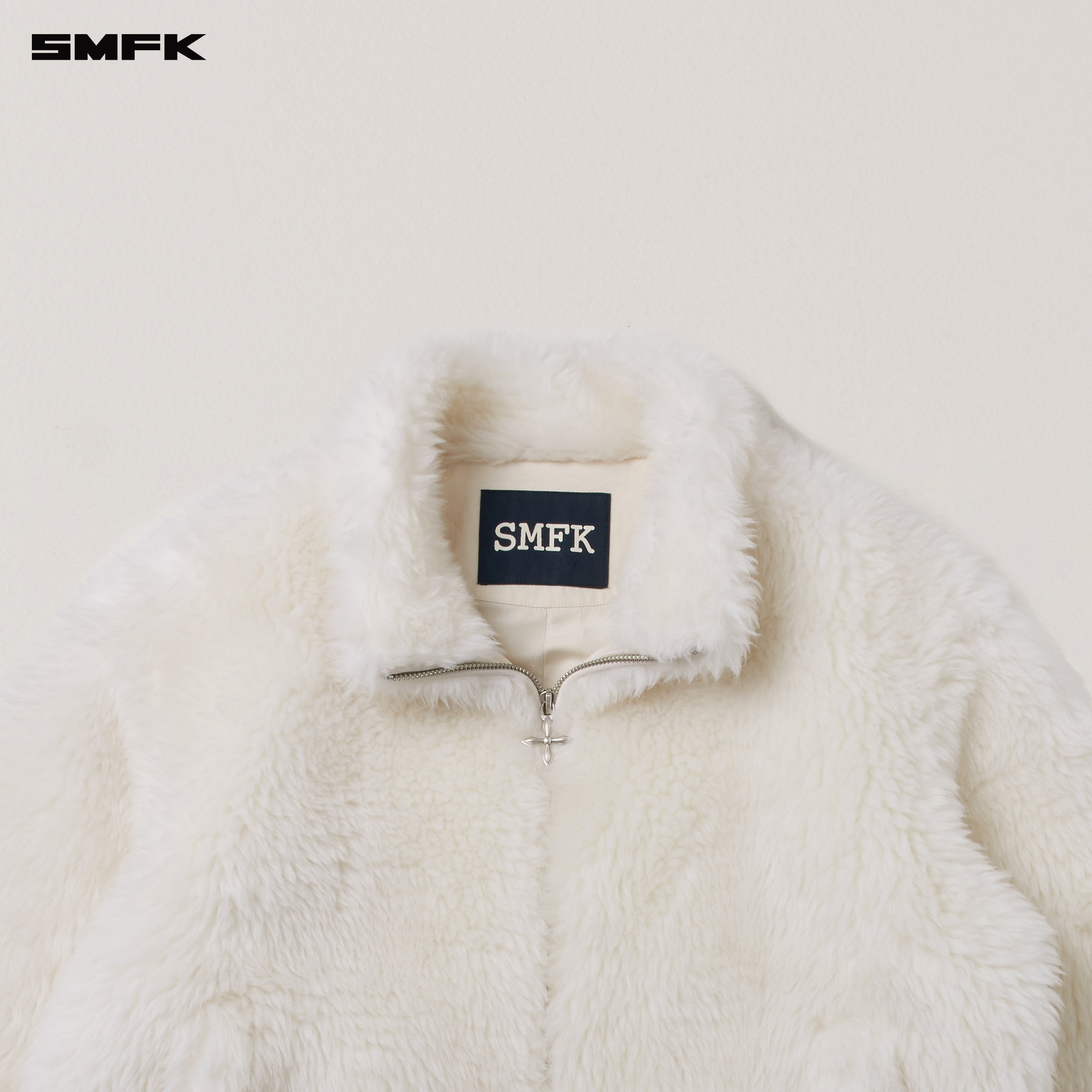 クロススタチュー バージンウール スポーツジャケット ウール ホワイト