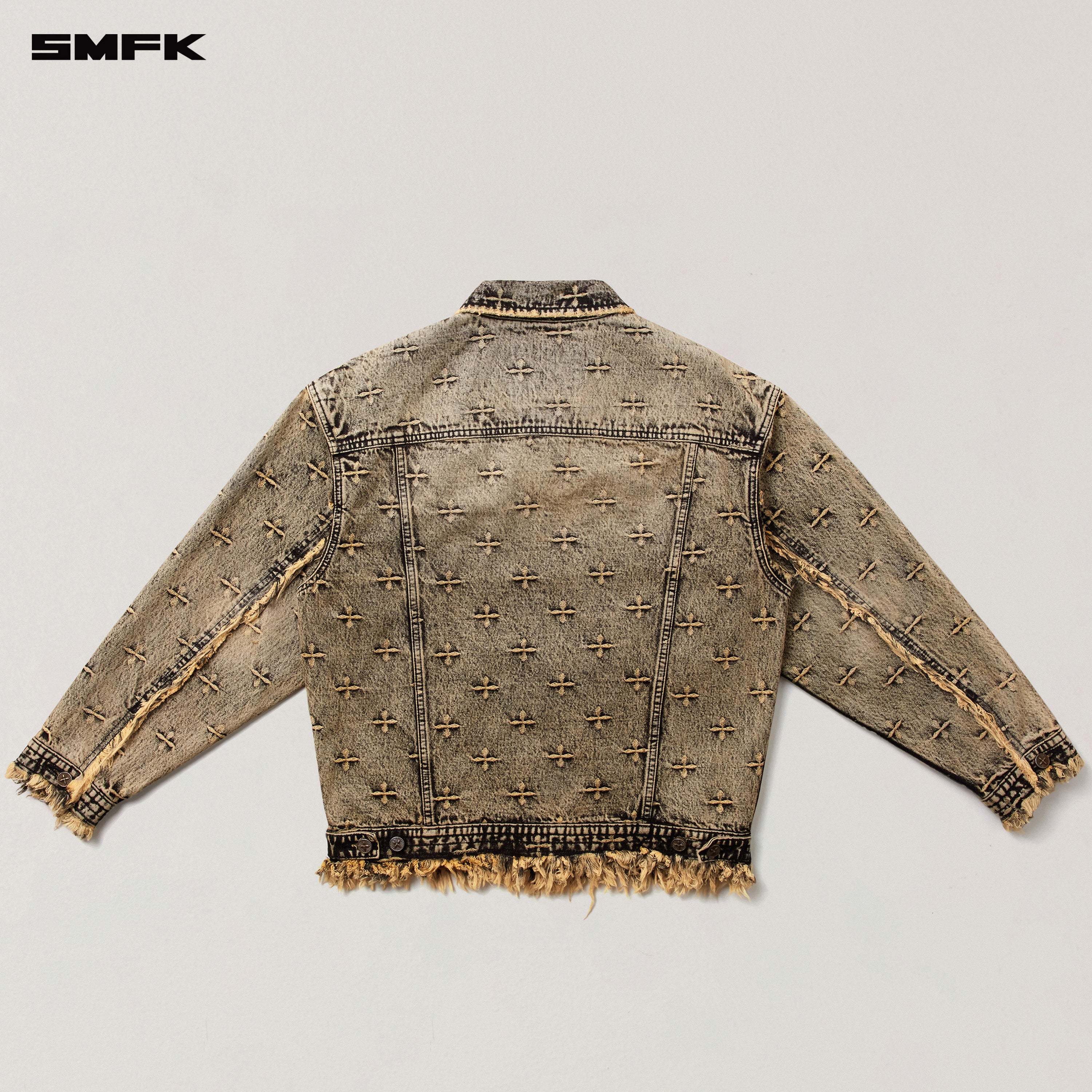 ANCIENT MYTH STORM GARDEN OVERSIZED DENIM JACKET STORM GARDEN (Yellow)