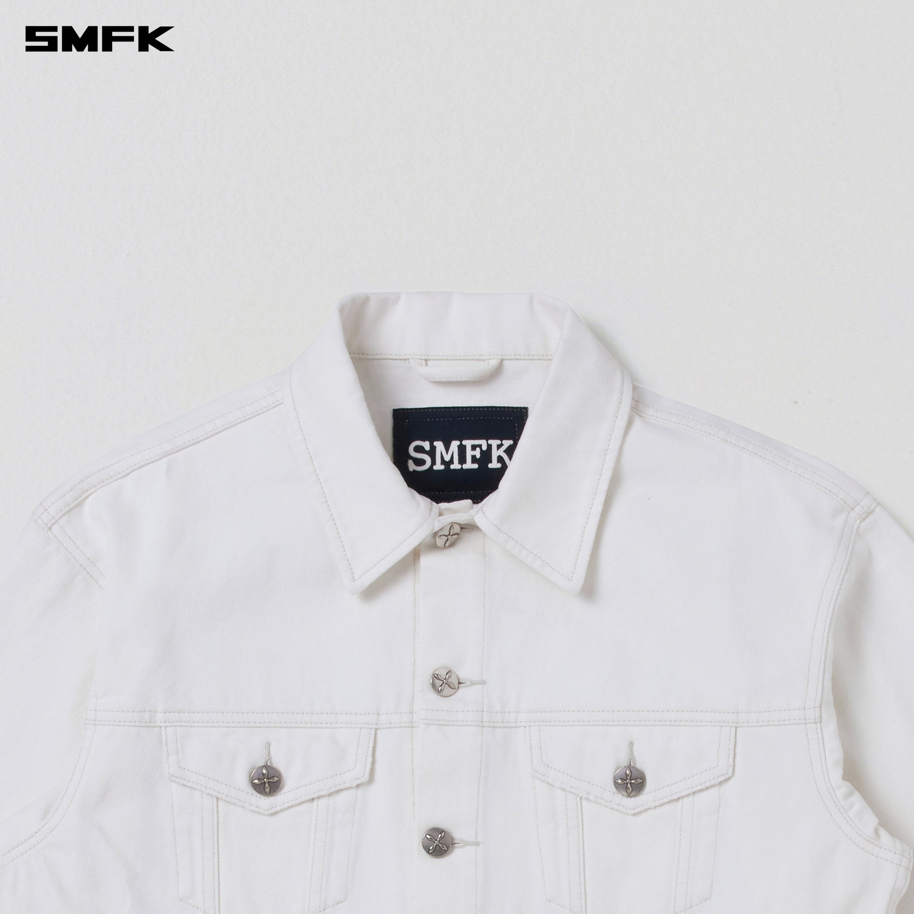 COMPASS MODE DENIM JACKET SNOW MOUNTAIN WHITE