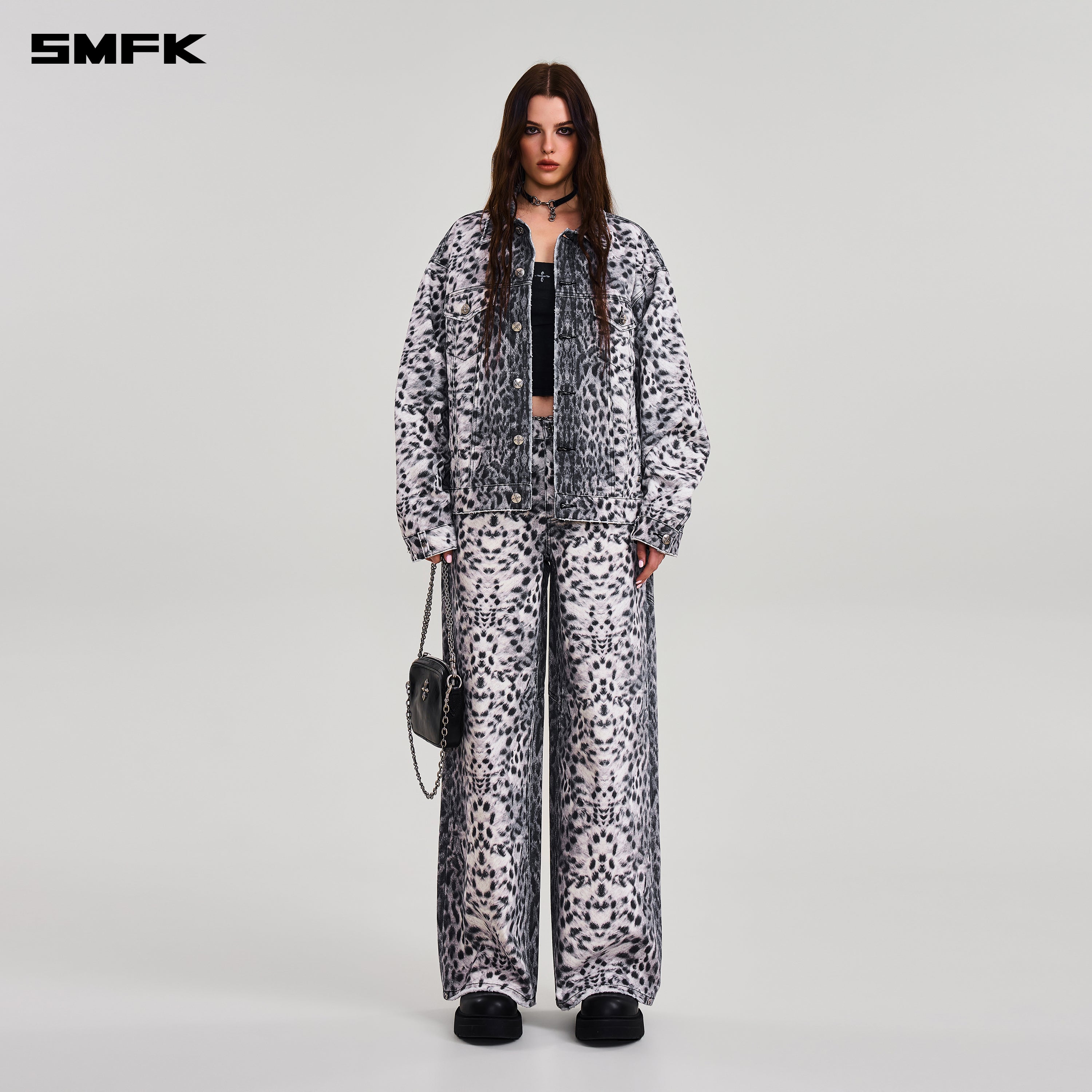 COMPASS MODE CAMO DENIM JACKET MIRAGE LEOPARD