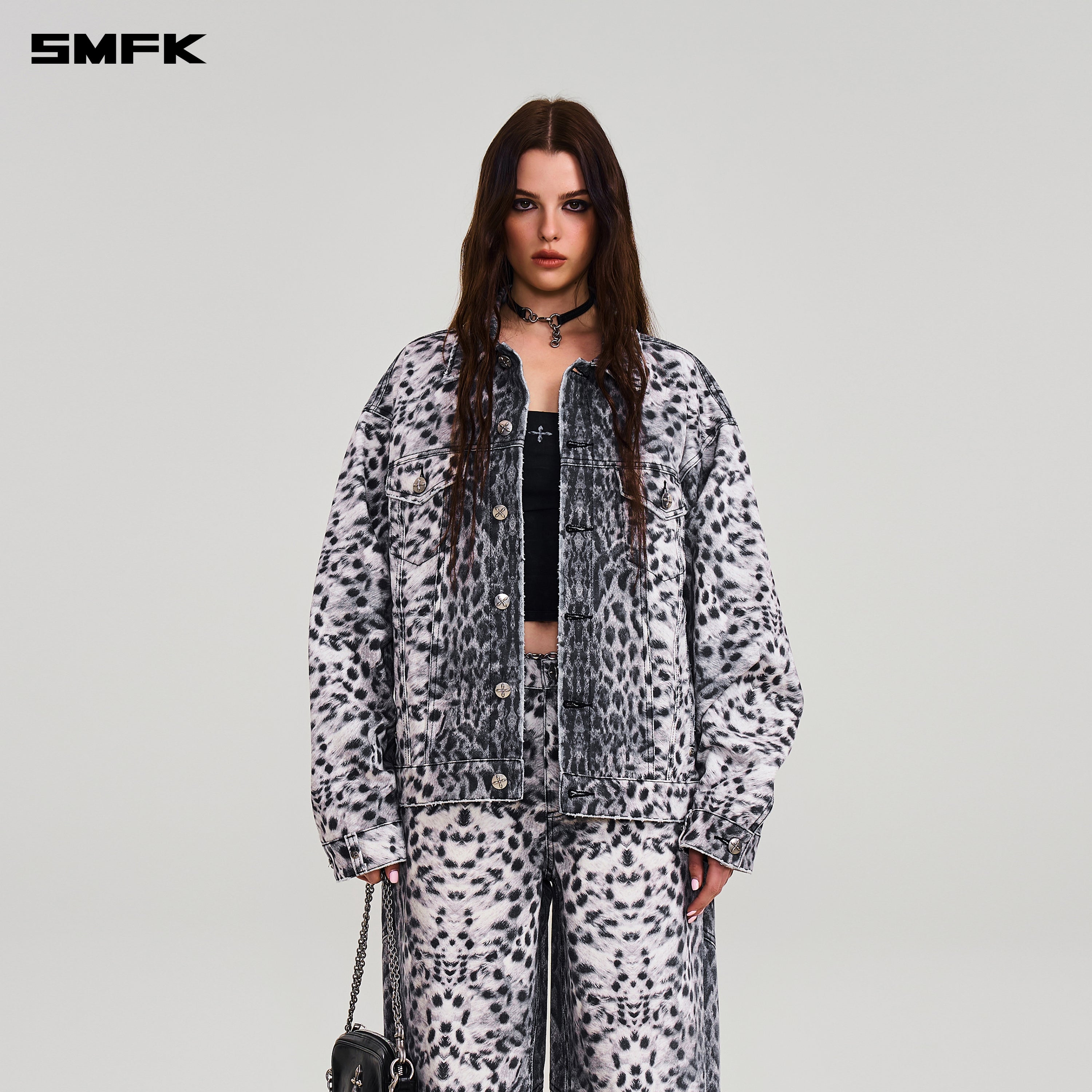 COMPASS MODE CAMO DENIM JACKET MIRAGE LEOPARD