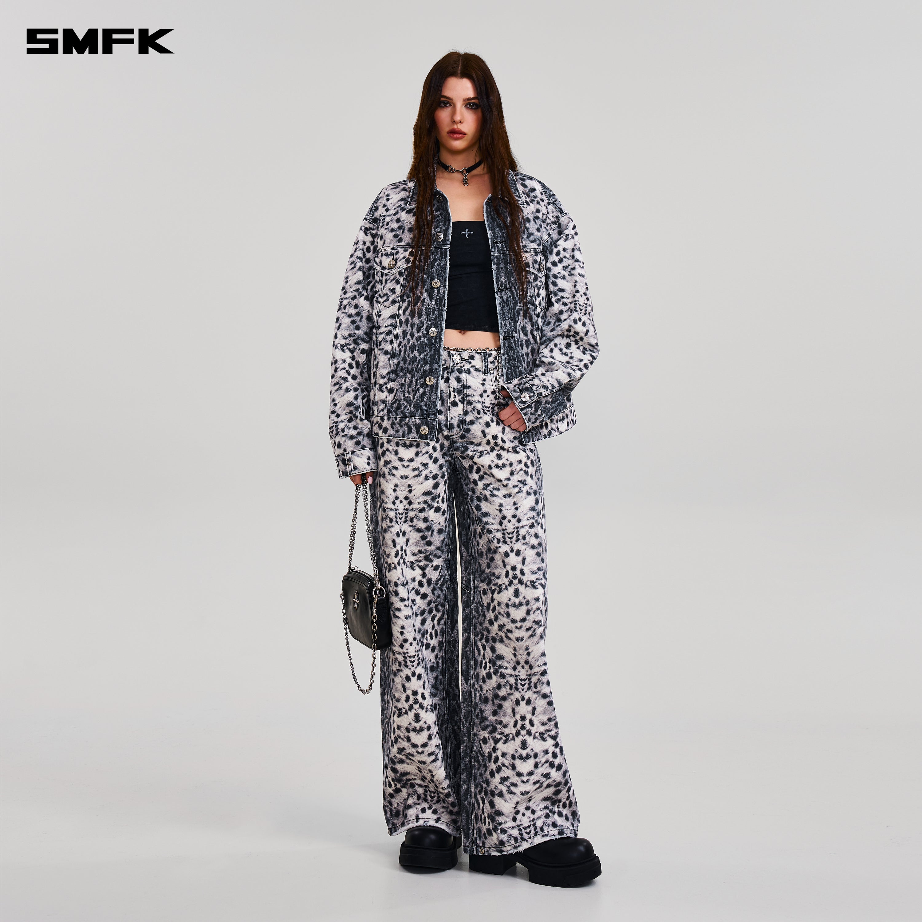 COMPASS MODE CAMO DENIM JACKET MIRAGE LEOPARD