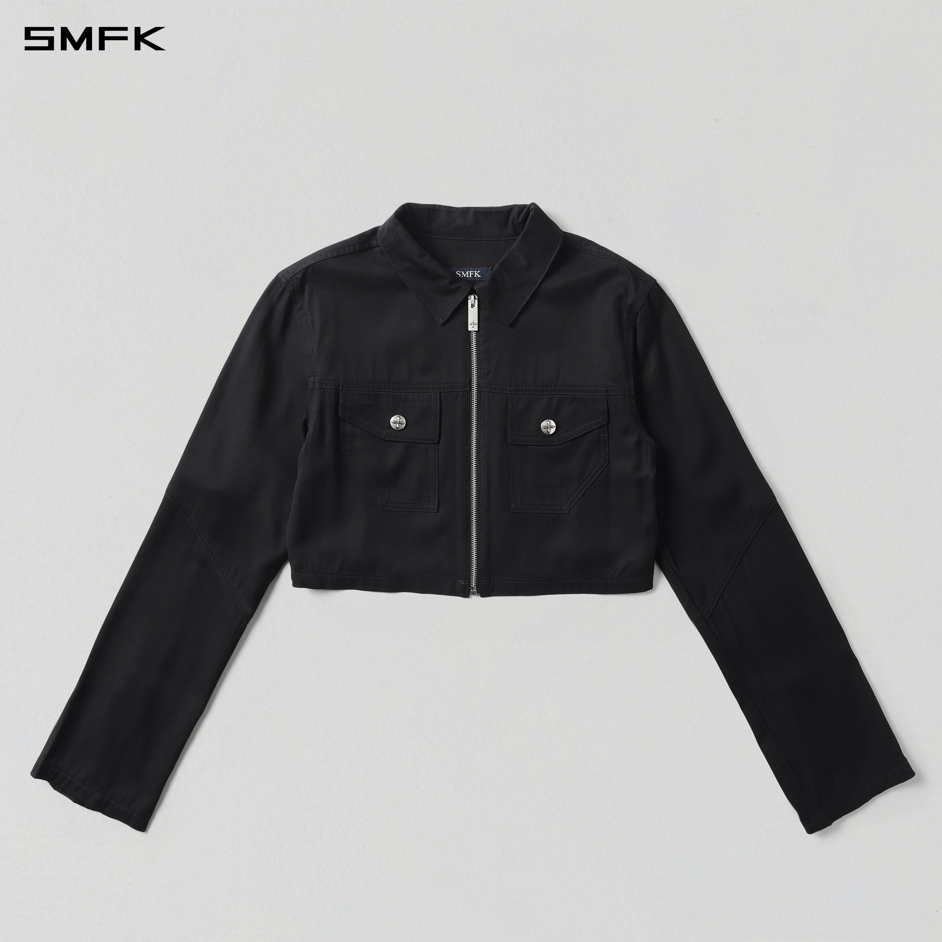 MIRAGE PRISM RACE JACKET/ACETATE + VISCOSE MIDNIGHT BLACK