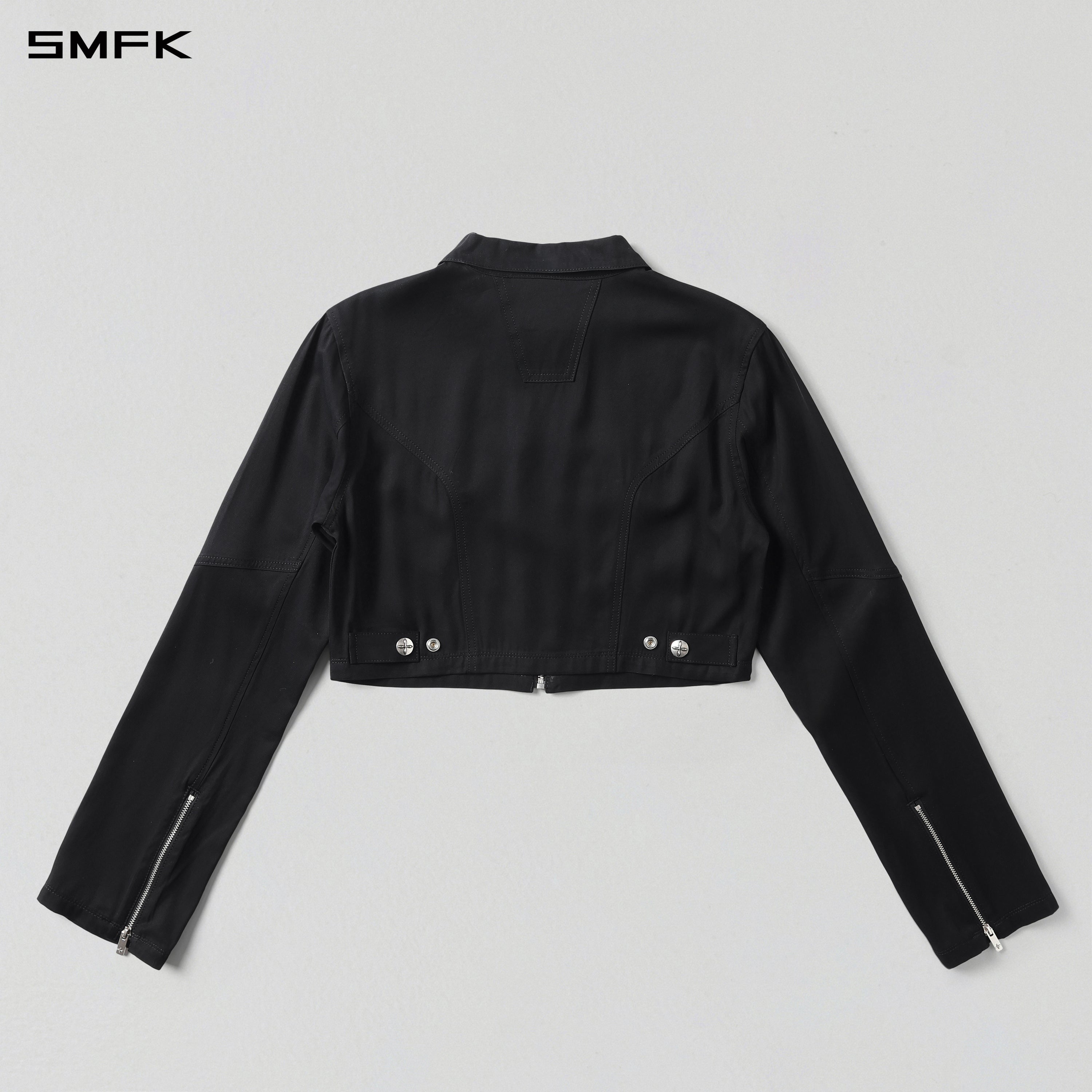 MIRAGE PRISM RACE JACKET/ACETATE + VISCOSE MIDNIGHT BLACK