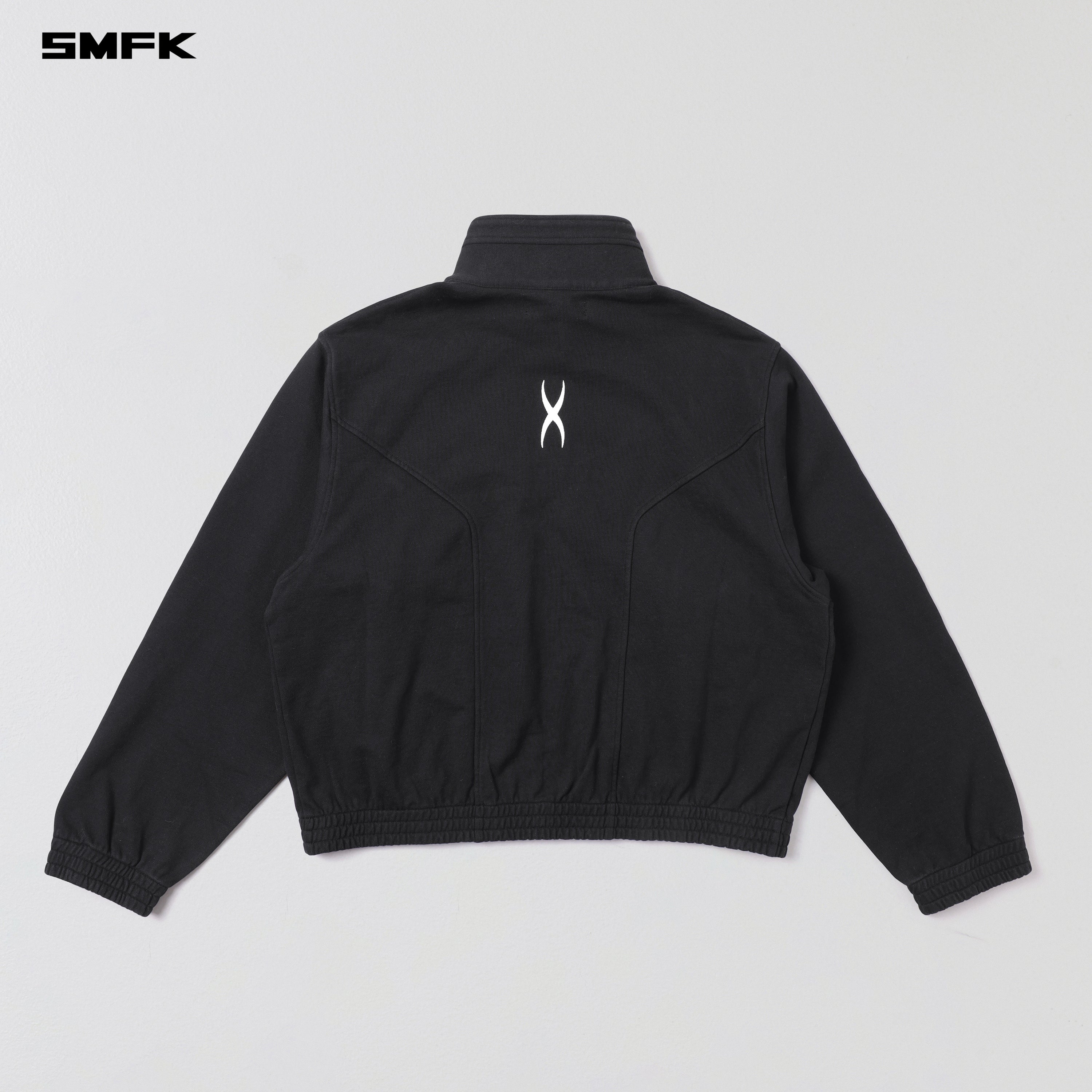 MYTH PSYCHIC LOOSE JACKET/COTTON WOOL WILD BLACK